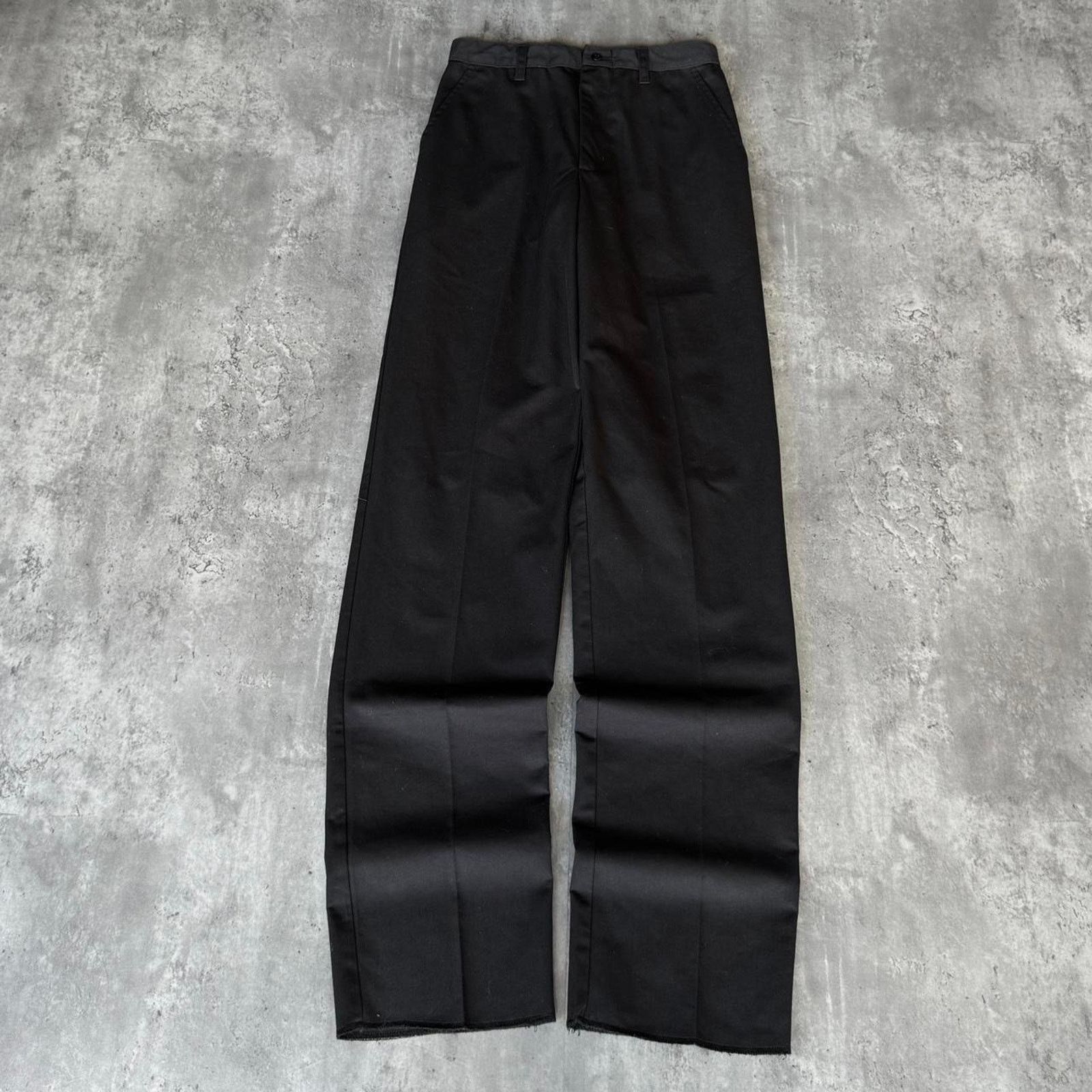 Japanese Brand × Playboi Carti × Vintage Vintage Y2K Tonal Black Grunge Opium Casual Chino Pants Size US 26 / EU 42 - 1 Thumbnail