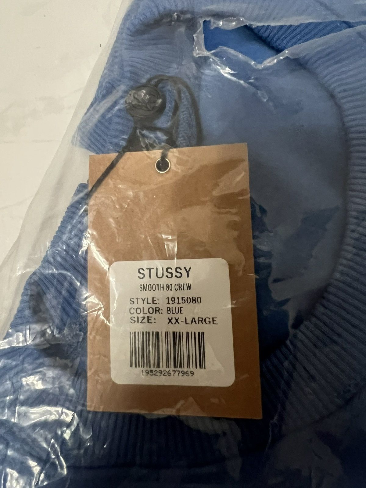 Stussy Stussy blue sweatshirt Size US XXL / EU 58 / 5 - 4 Thumbnail