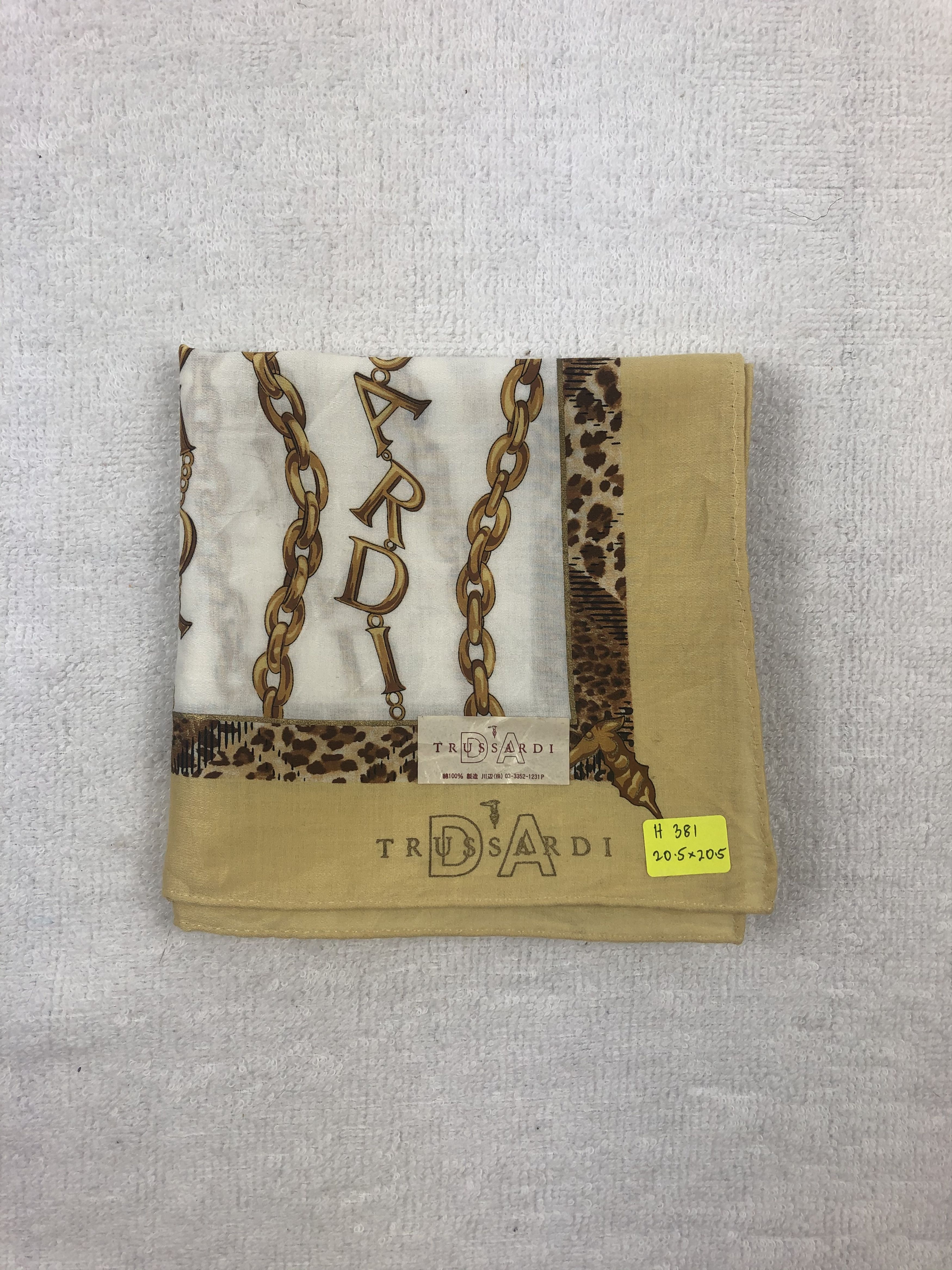 Trussardi × Vintage Trussardi Bandana / Handkerchief / Neckerchief Size ONE SIZE - 5 Thumbnail