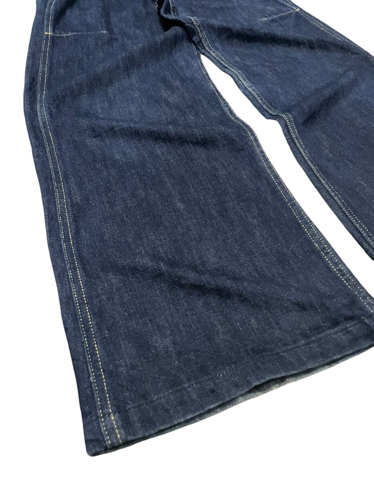 Kapital × Kapital Kountry Kapital Sarouel Mens Wide Leg Indigo Denim Pants Size US 30 / EU 46 - 8 Thumbnail