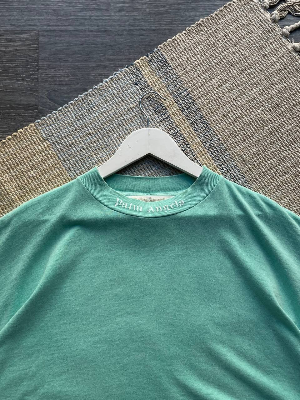 Palm Angels Palm Angels Turquoise Classic Back Logo Oversize Blue Tee Size US M / EU 48-50 / 2 - 5 Thumbnail