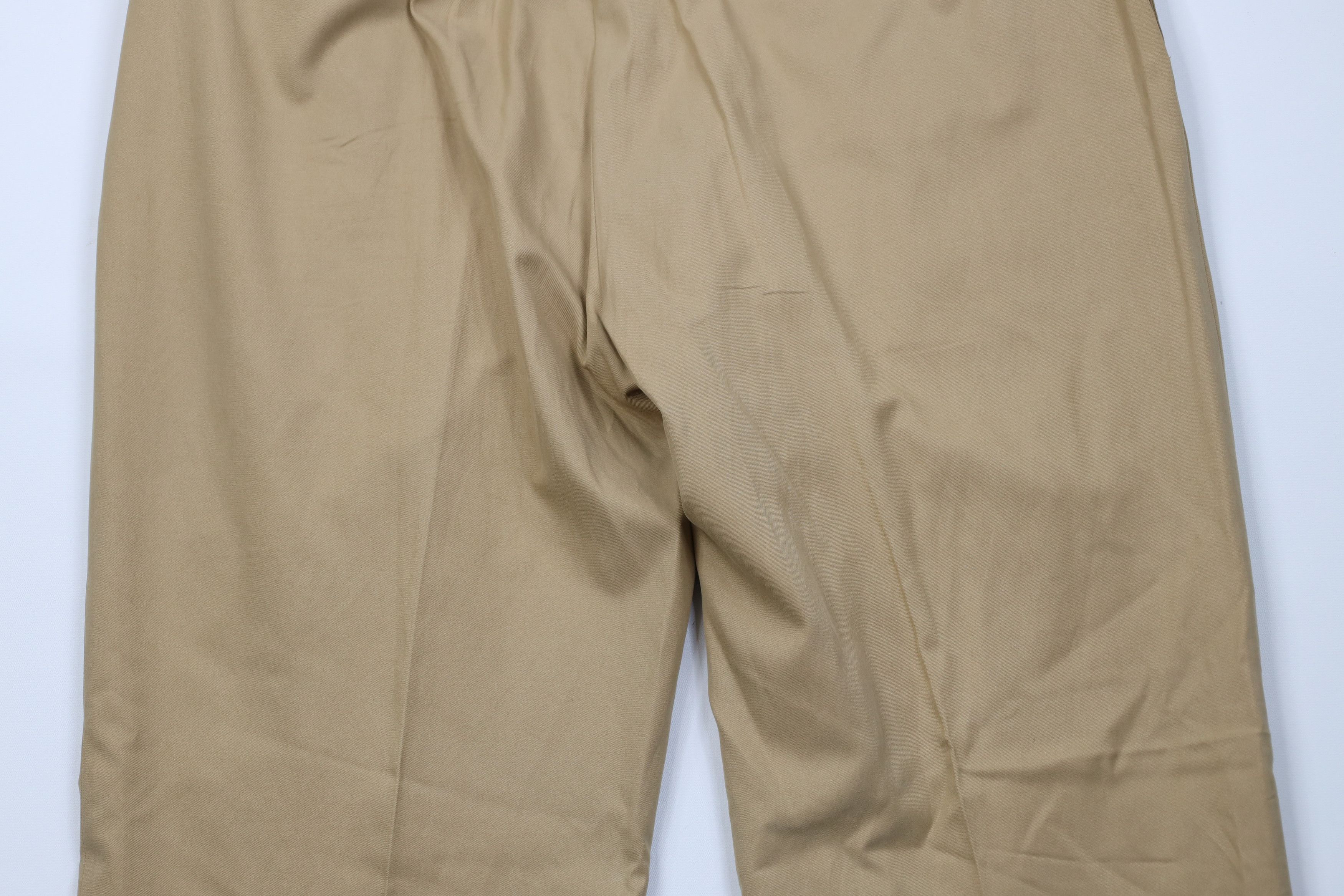 Ralph Lauren Vintage 90s Ralph Lauren Blend Wide Leg Chino Pants Beige Size US 38 / EU 54 - 11 Thumbnail