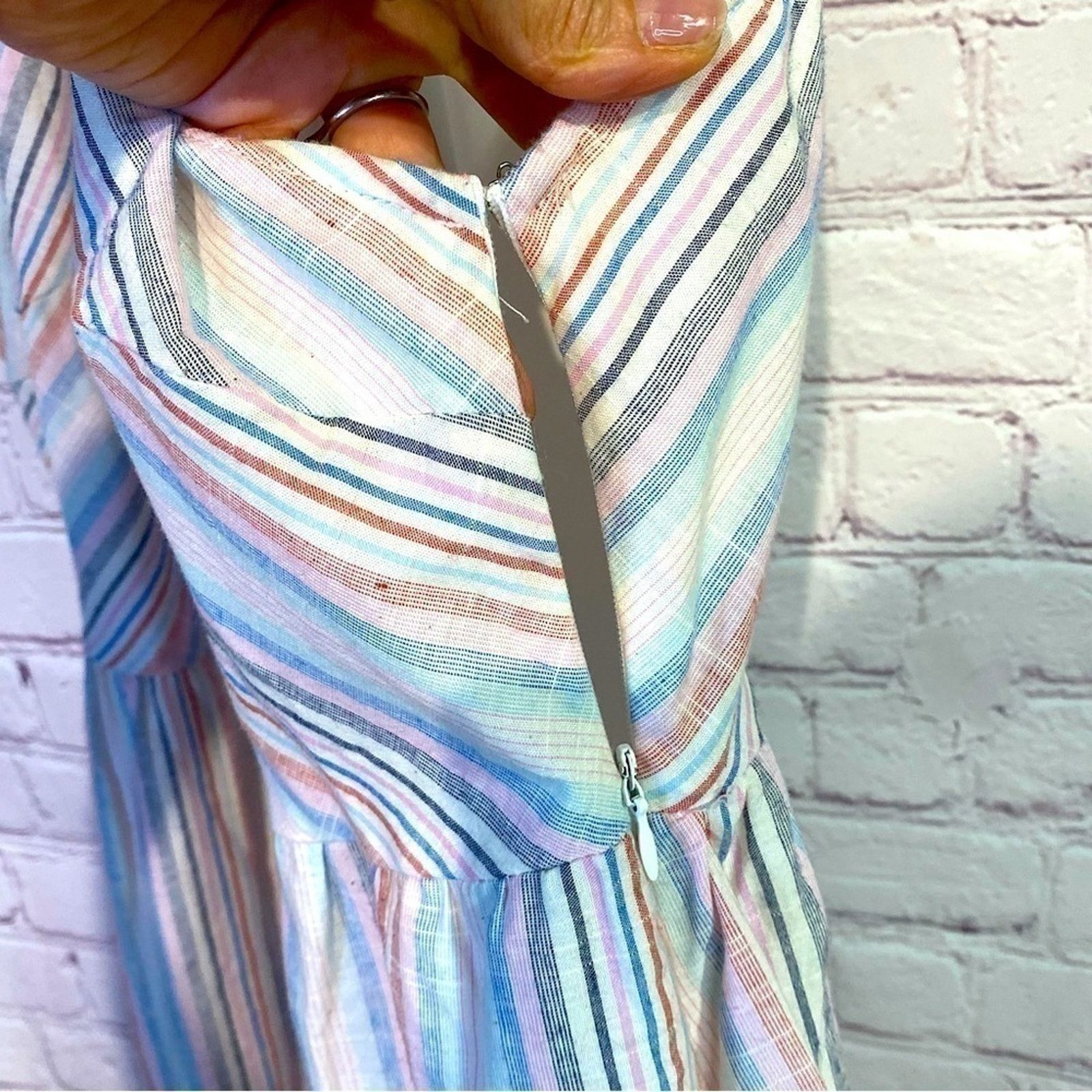 Other NWOT multicolor striped high neck sundress Size M / US 6-8 / IT 42-44 - 3 Thumbnail