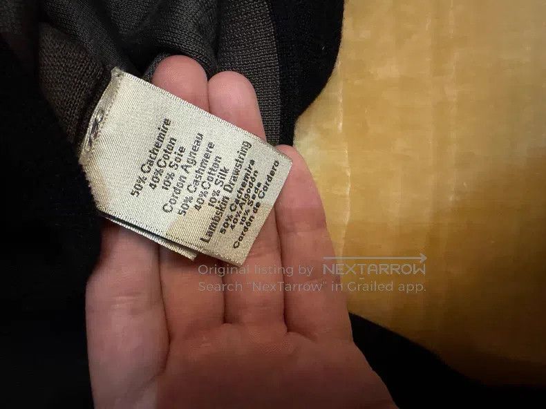 Hermes Hermes Men's cashmere hoodie, zippered knitted jacket, bla Size US S / EU 44-46 / 1 - 5 Thumbnail