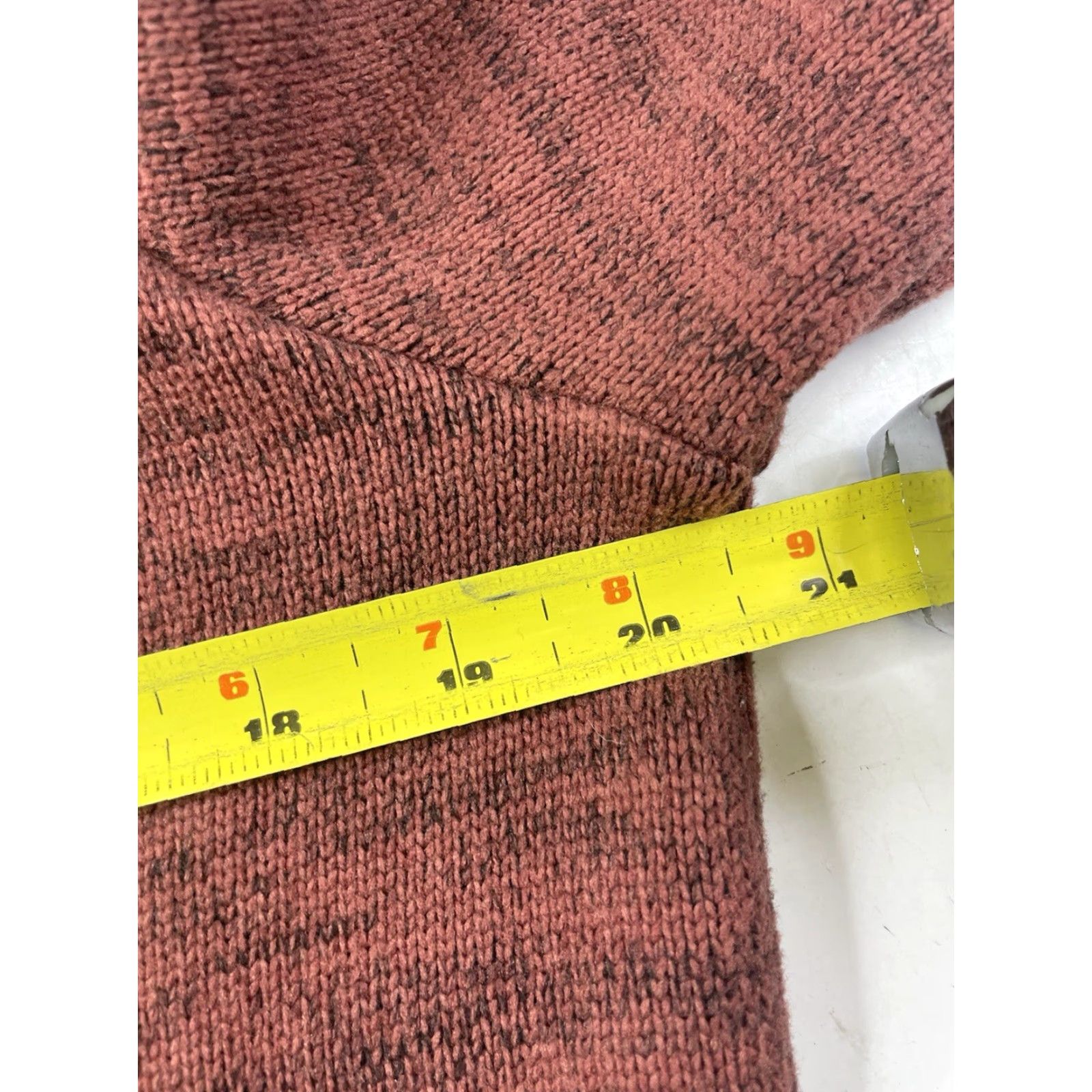 Rusty Kuhl Sweater Womens Medium Red 1/4 Zip Fleece Pullover Mock Neck Activewear Winter Regular Size M Womens Size M / US 6-8 / IT 42-44 - 6 Thumbnail