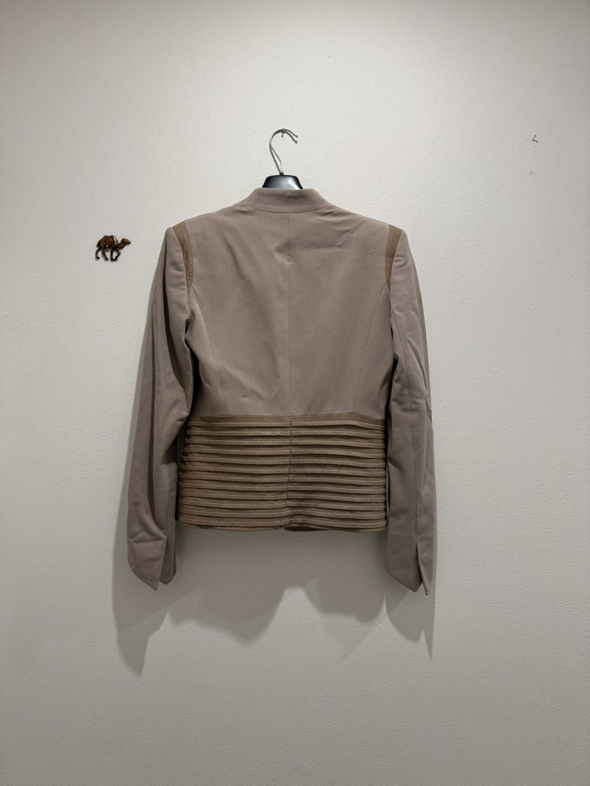 Helmut Lang × Vintage Helmut Lang Women's Brown and Tan Jacket Size S / US 4 / IT 40 - 6 Thumbnail