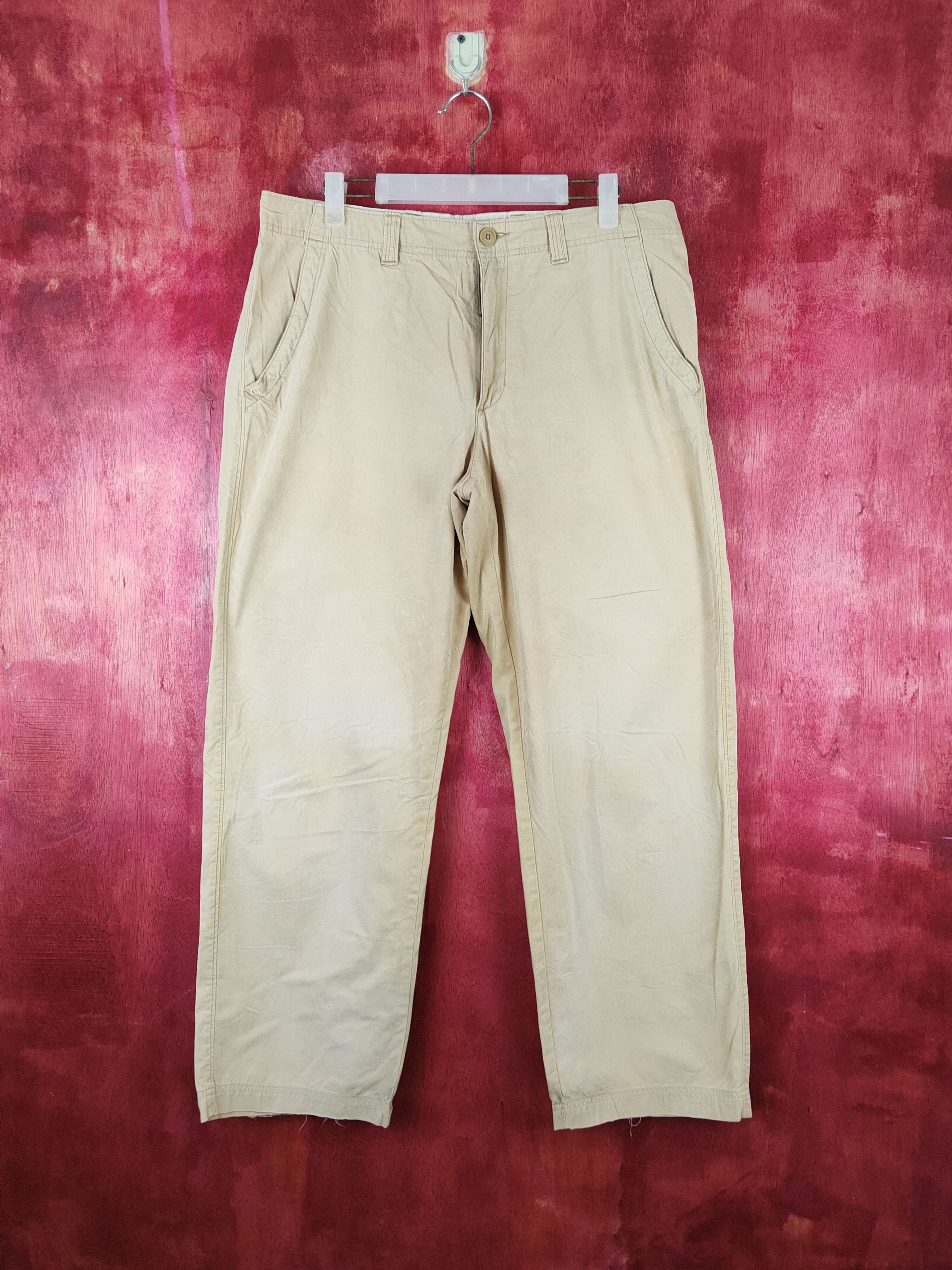 image of L L Bean x Vintage L.l.bean Beige Multipocket Casual Pants S1818, Men's (Size 34)