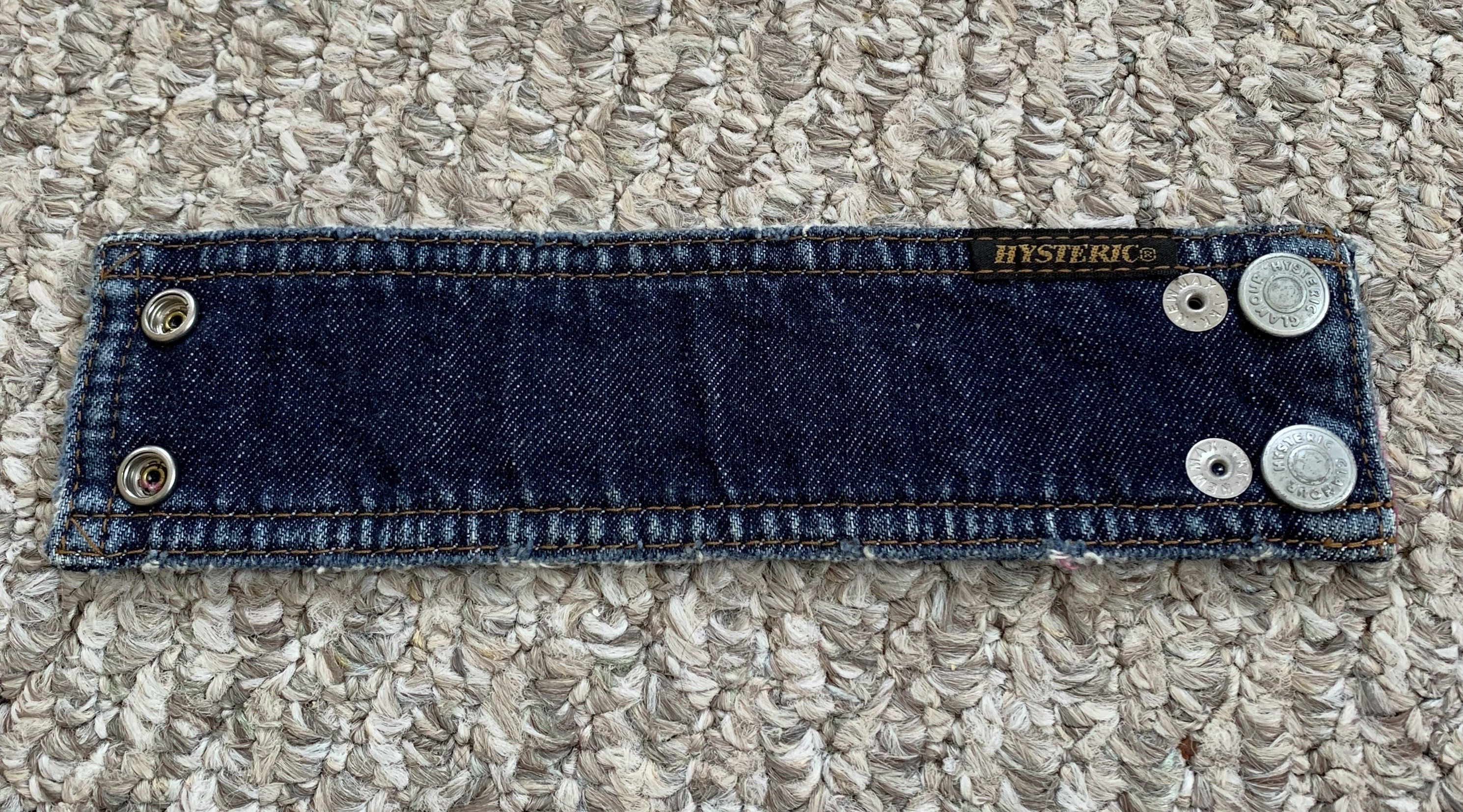 Hysteric Glamour Hysteric Glamour Reversible Denim Bracelet Size ONE SIZE - 5 Thumbnail