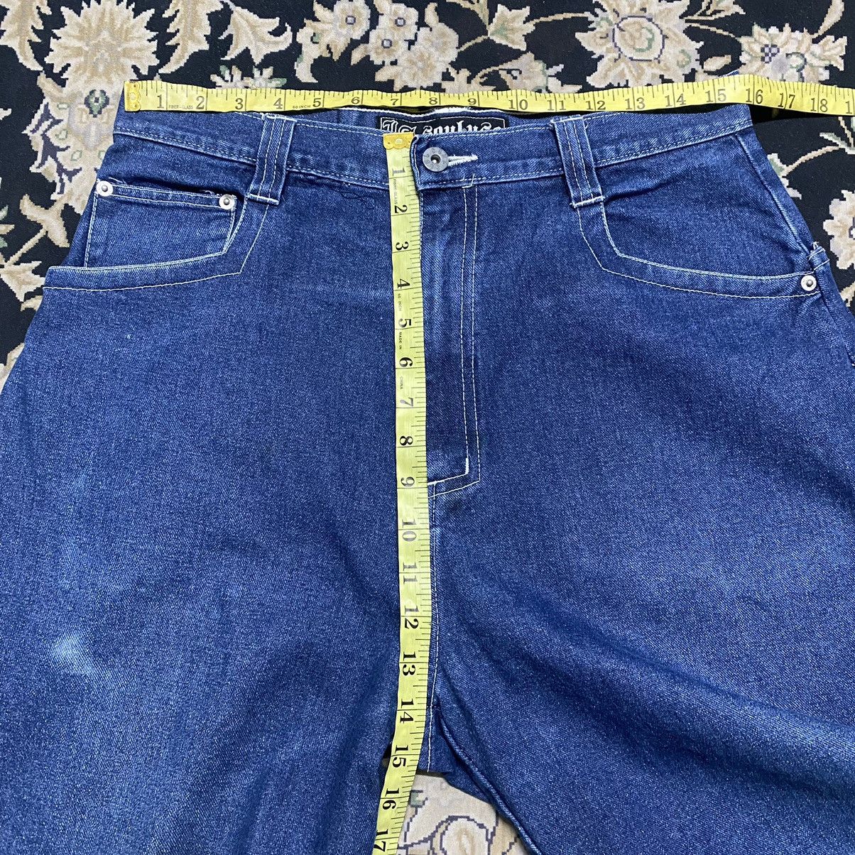 Vintage Vintage LA SOUL Denim Baggy Pants Size US 31 - 16 Thumbnail