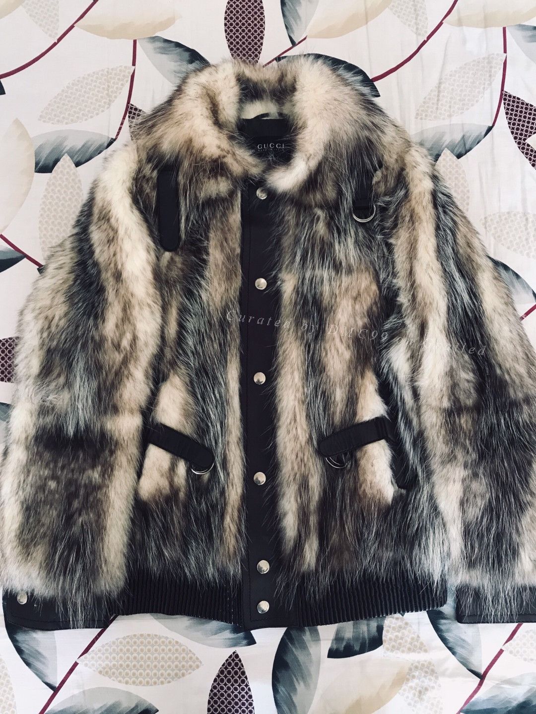 Gucci Gucci Discontinued Striped Leather Fur Jacket Size US XL / EU 56 / 4 - 1 Thumbnail