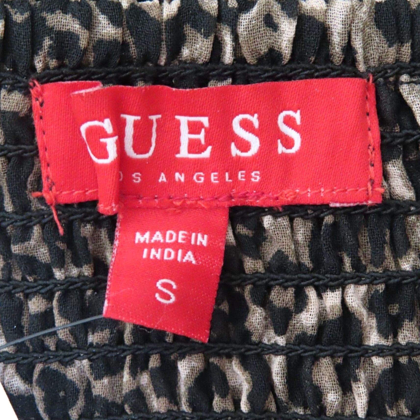 Guess **GUESS Women's Small Brown Leopard Sketched Smocked Skirt NEW** User: **GUESS Women's Small Brown Leopard Smocked Skirt NEW** Size 28" / US 6 / IT 42 - 5 Thumbnail