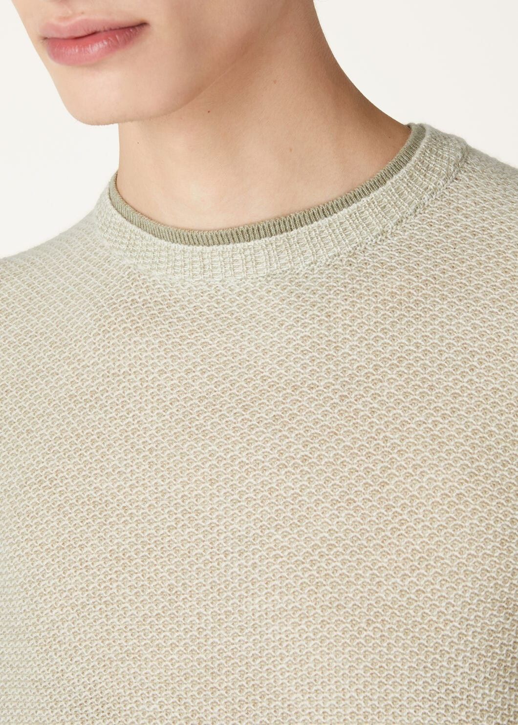 Loro Piana o1w1db10725 FAM7601 City Pull Crewneck Sweater Light Beige Size US M / EU 48-50 / 2 - 3 Thumbnail