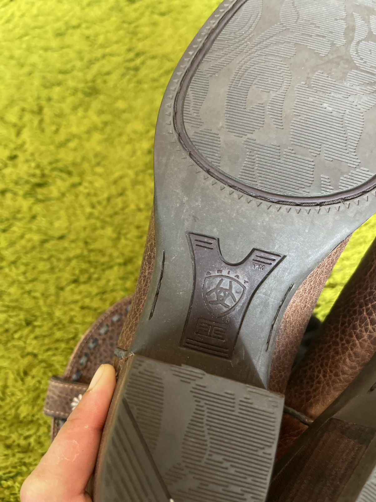 Ariat Ariat western cowboy style real leather boots Size US 10 / EU 43 - 4 Thumbnail