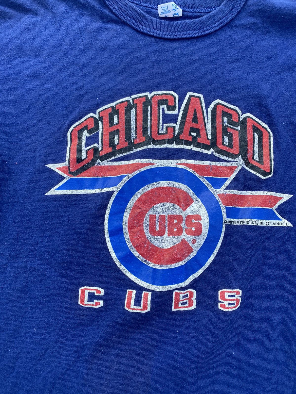 Champion × MLB × Vintage Chicago Cubs vintage tee 1988 Size US L / EU 52-54 / 3 - 2 Thumbnail
