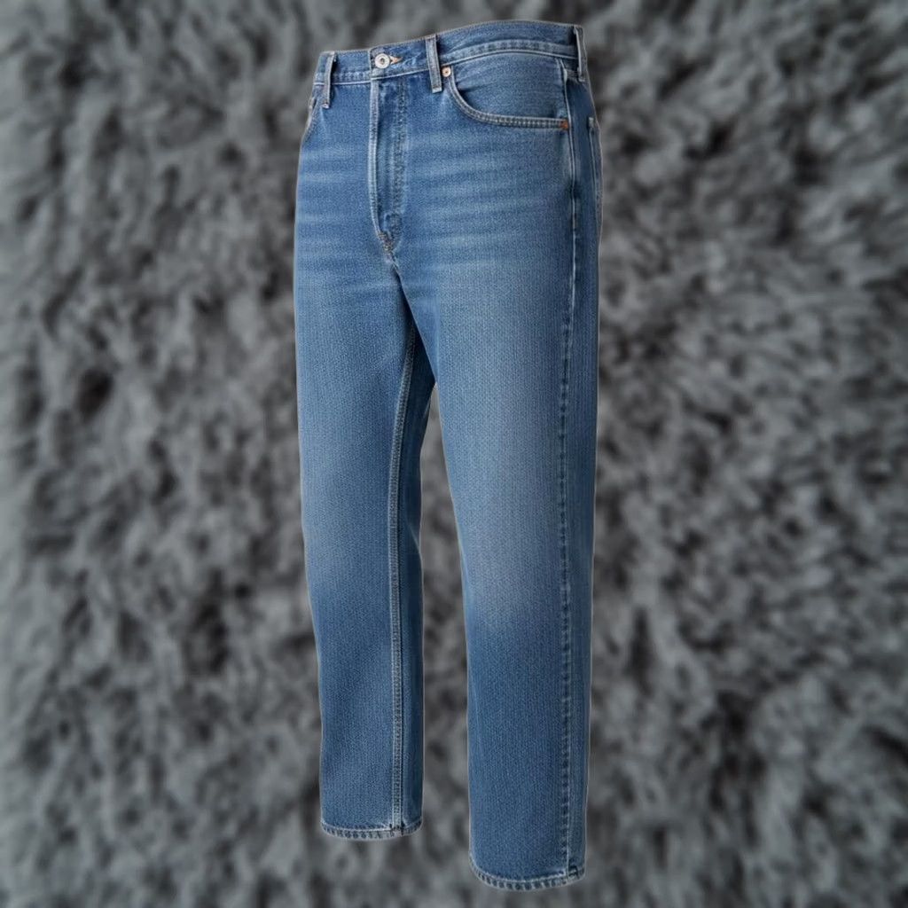 Levi's Levi's 505 Jeans Mens 42x30 Blue Medium Wash Straight Denim Zip Fly Regular Fit Size US 42 / EU 58 - 1 Thumbnail