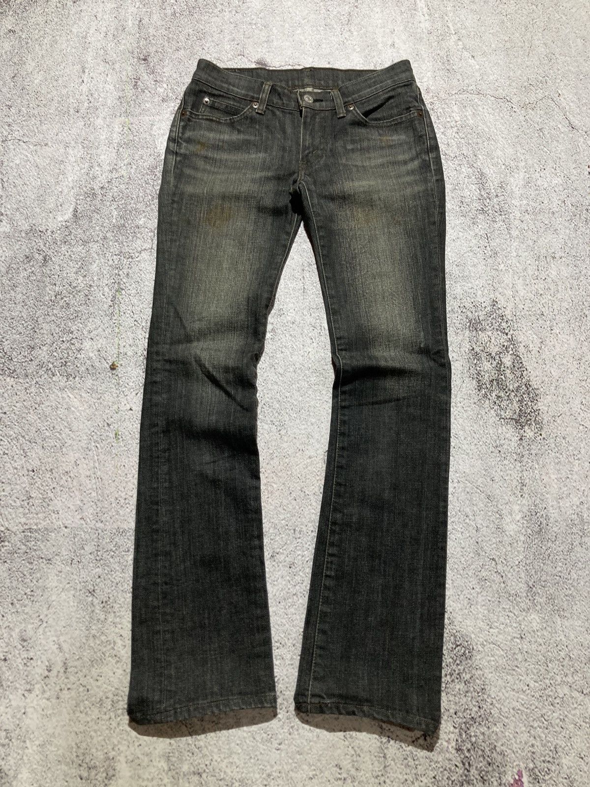 Levi's Vintage Clothing 1990s Vintage Levis Clawmark Denim Pants Hedi Slimane Style Size US 27 - 1 Thumbnail