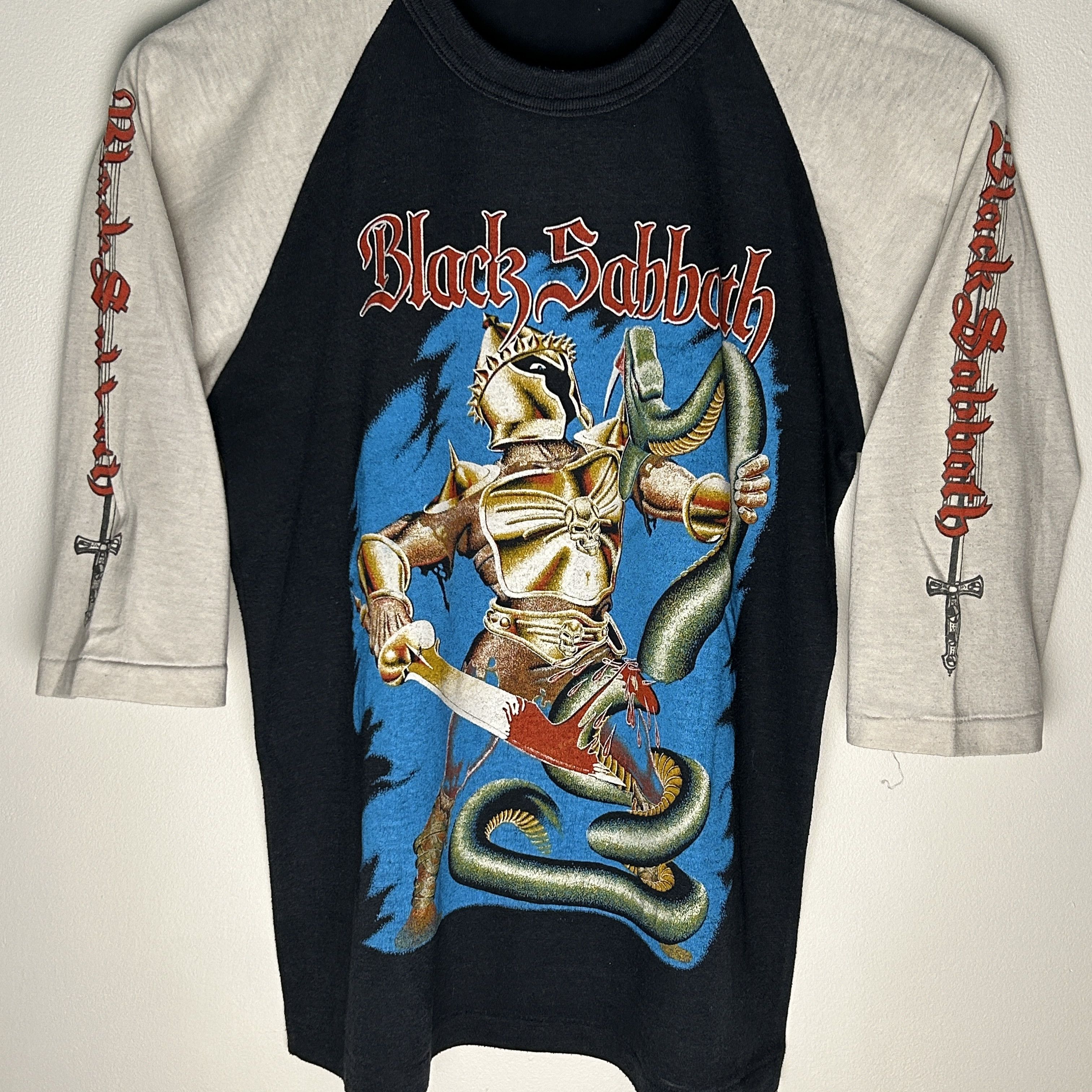 Band Tees Vintage Black Sabbath 70's Raglan Band T-shirt Size US S / EU 44-46 / 1 - 3 Thumbnail