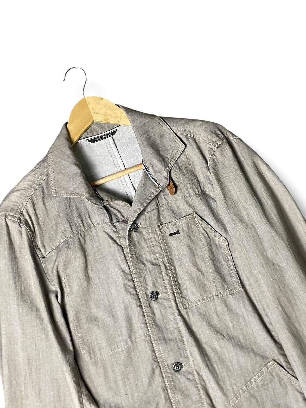 Japanese Brand × Vintage Crocodile Brand Button Jacket (61) Size US L / EU 52-54 / 3 - 2 Thumbnail