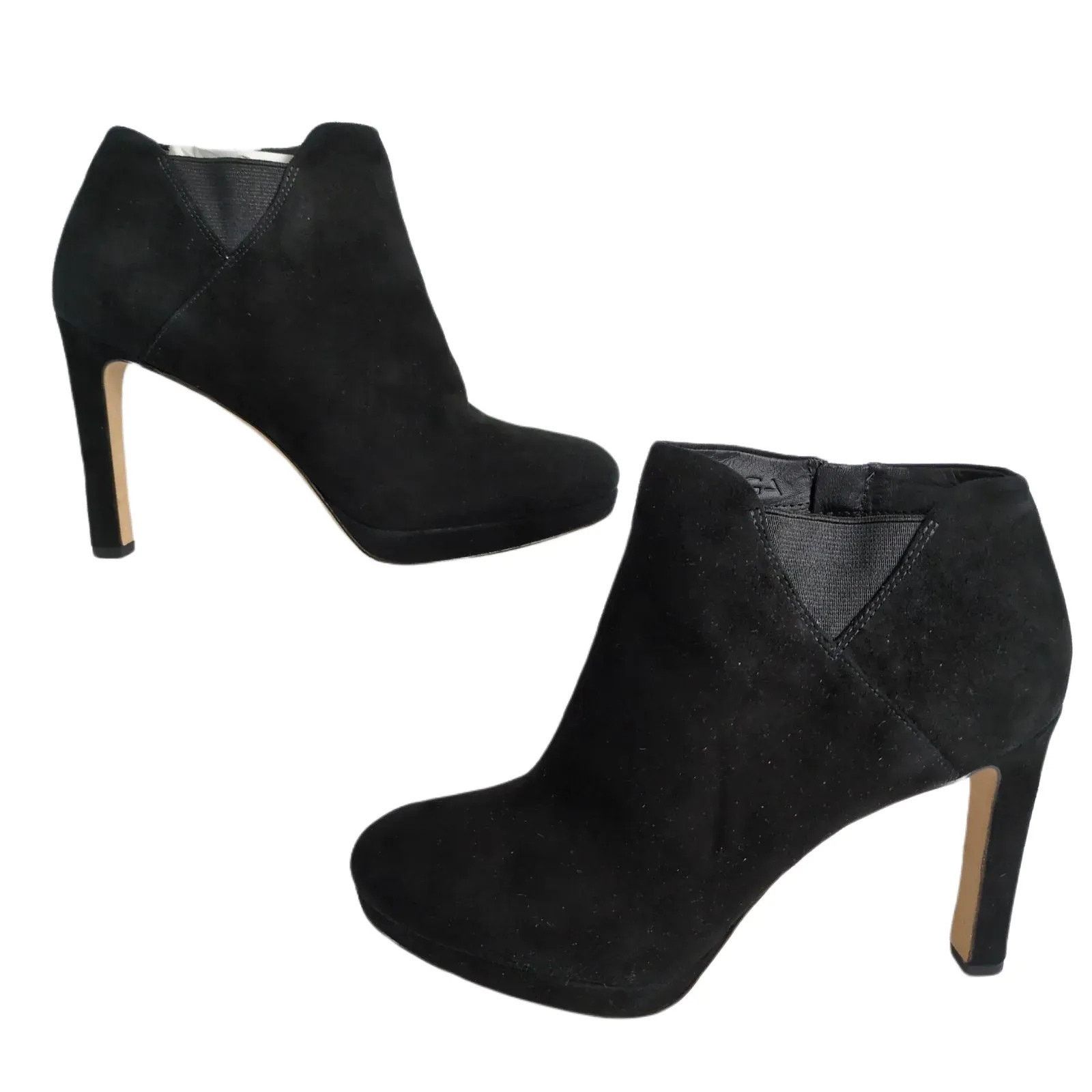 Other Vero Cuoio VIA SPIGA 9 Suede Italian Leather Ankle Booties Size US 9 / IT 39 - 1 Thumbnail