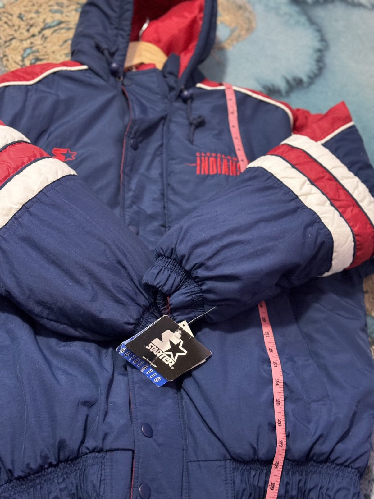 MLB × Starter Starter Jacket Cleveland Indians Size US L / EU 52-54 / 3 - 7 Thumbnail