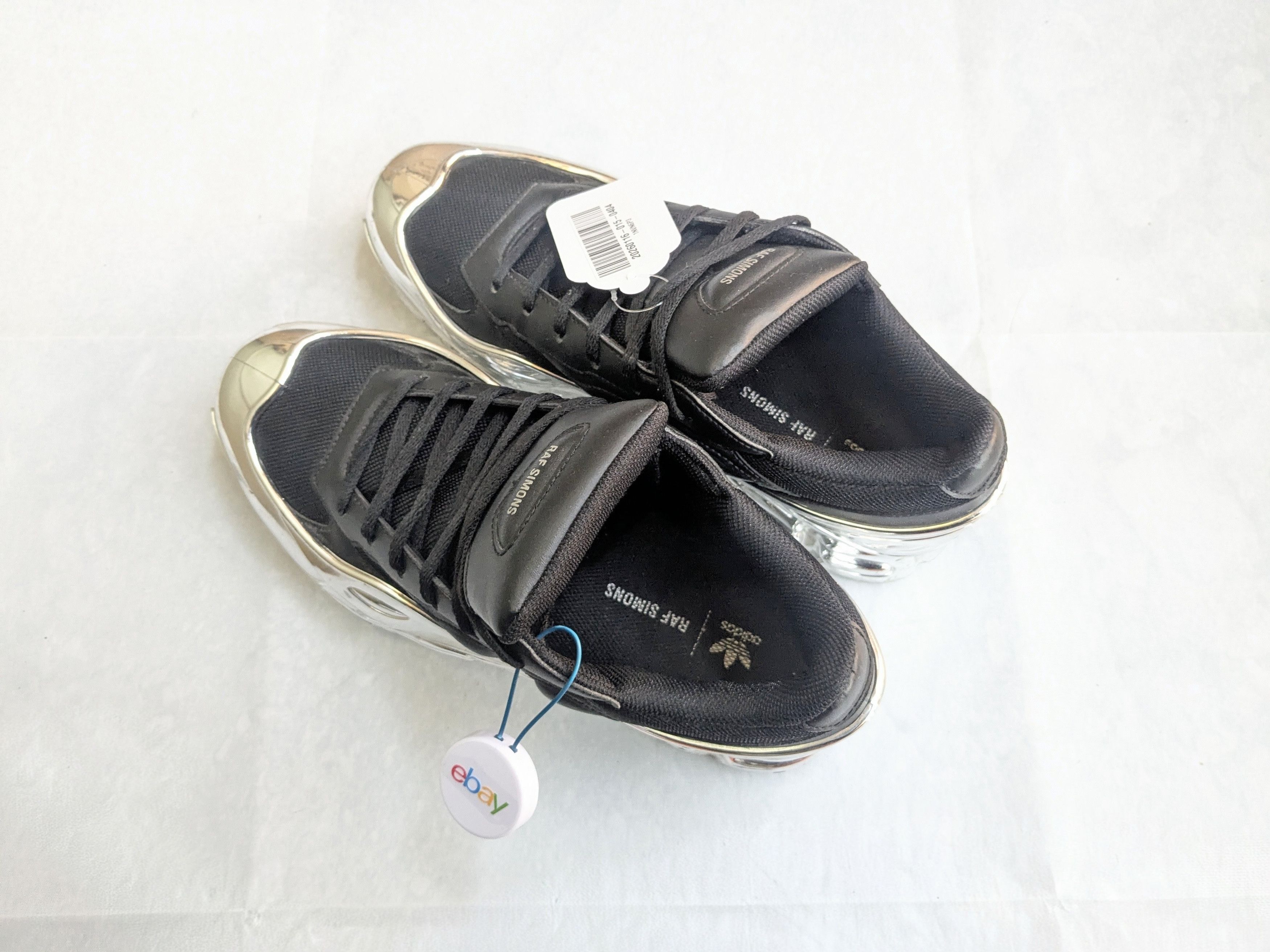 Raf Simons Adidas x Raf Simons Ozweego Mirrored Black Silver EE7944 Size US 9 / EU 42 - 10 Thumbnail