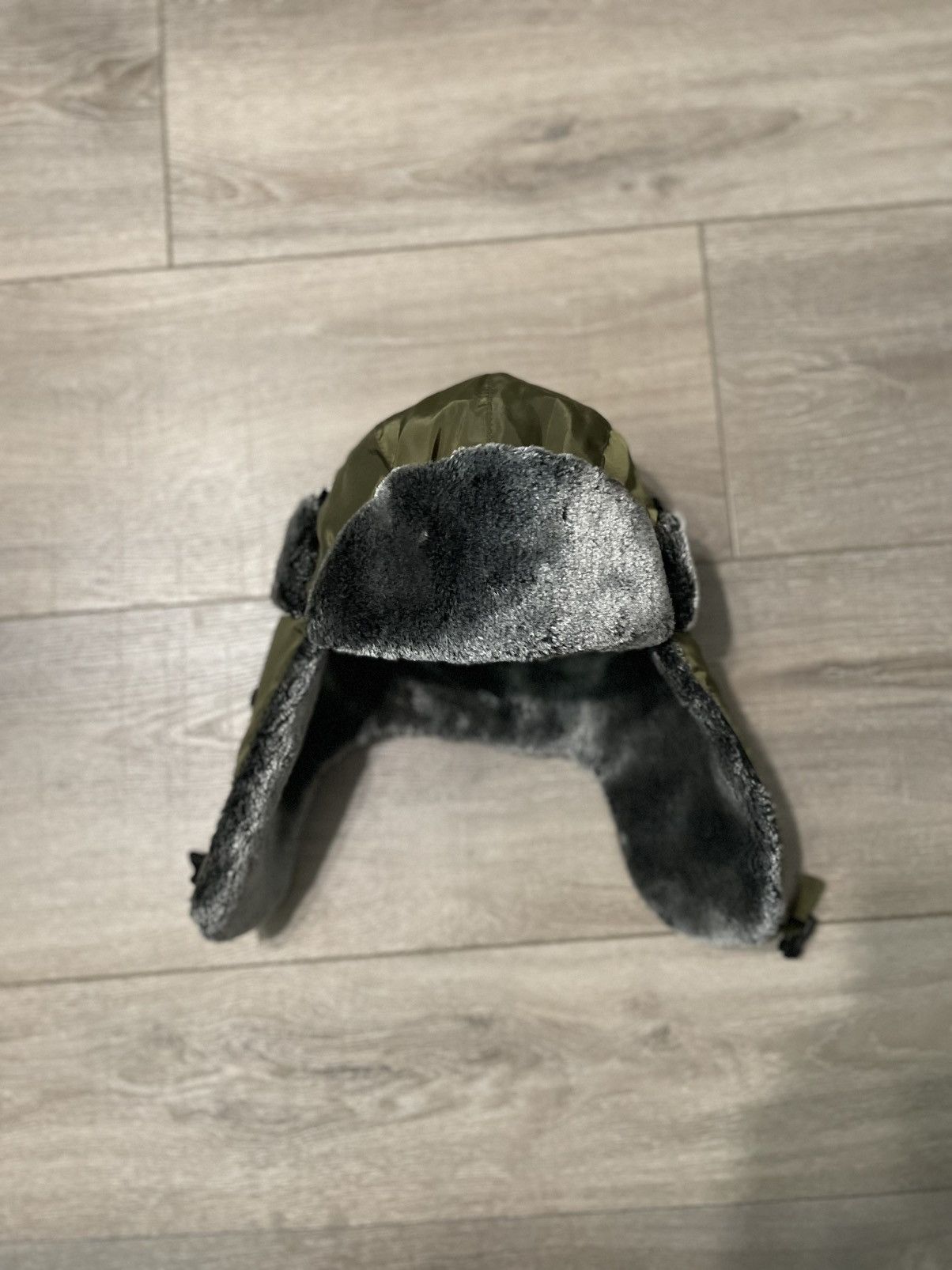 Other Olive Fur Hat Size ONE SIZE - 4 Thumbnail
