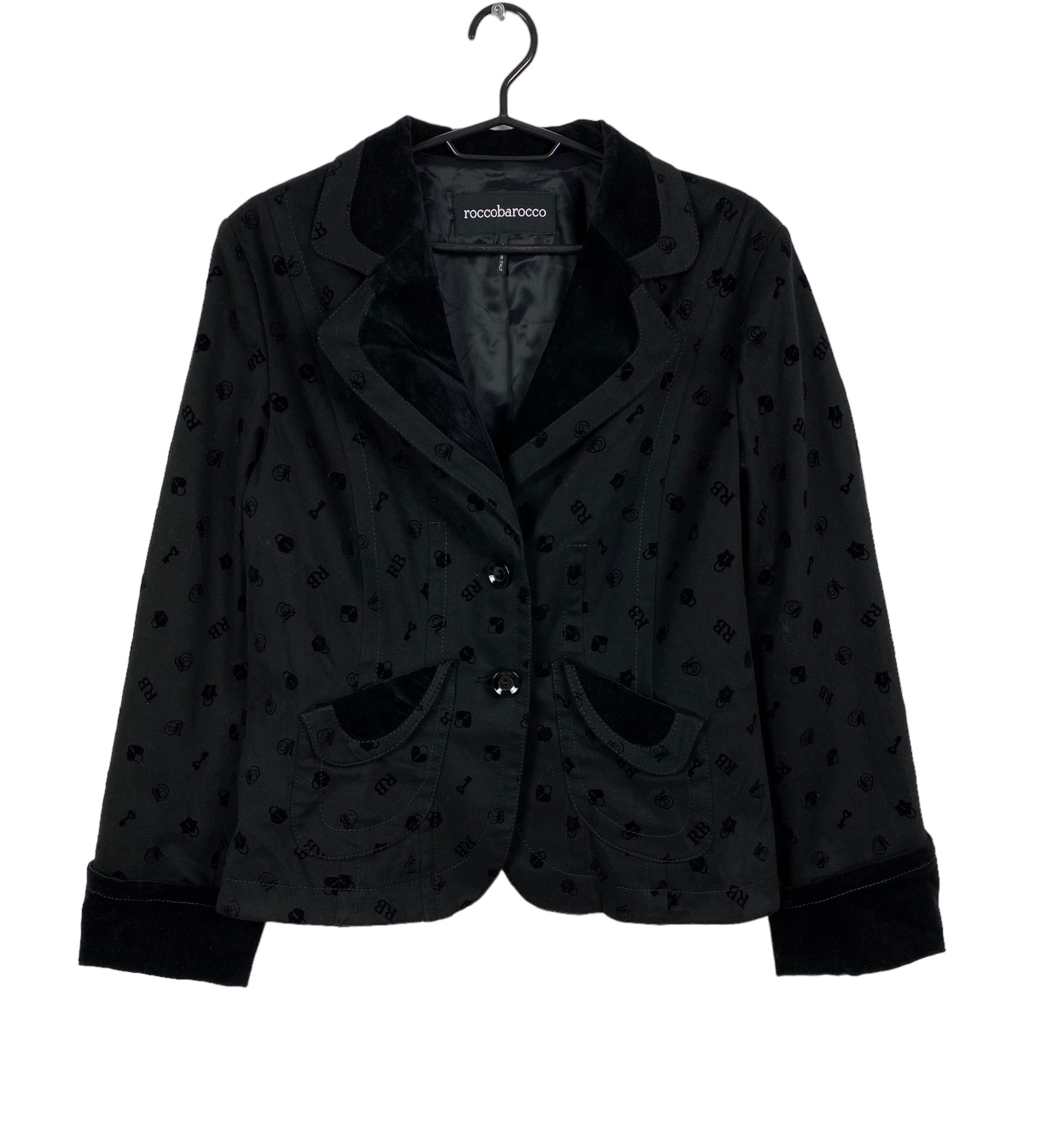 Other Roccobarocco Italy Monogrammed Blazer Size US 12 Size XL / US 12-14 / IT 48-50 - 8 Thumbnail
