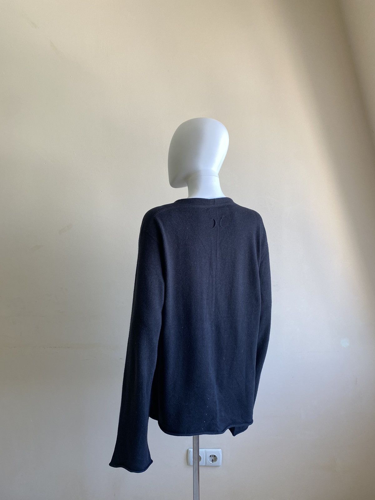 hannes roether Hannes Roether Black Avant Garde Long Sleeve Sweater Size XL Size XL / US 12-14 / IT 48-50 - 7 Thumbnail