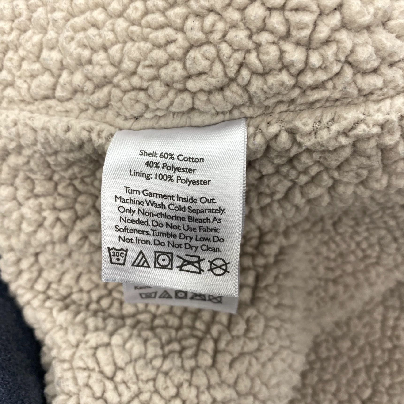 Eddie Bauer VINTAGE Eddie Bauer Sweatshirt Mens Medium Blue Sherpa Lined Quarter Zip Pullover Fleece Size US M / EU 48-50 / 2 - 7 Thumbnail