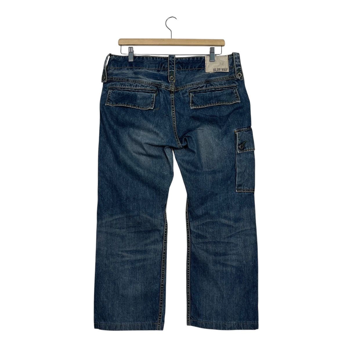 Japanese Brand Vintage Blue Way Tactical Denim Size US 34 / EU 50 - 7 Thumbnail