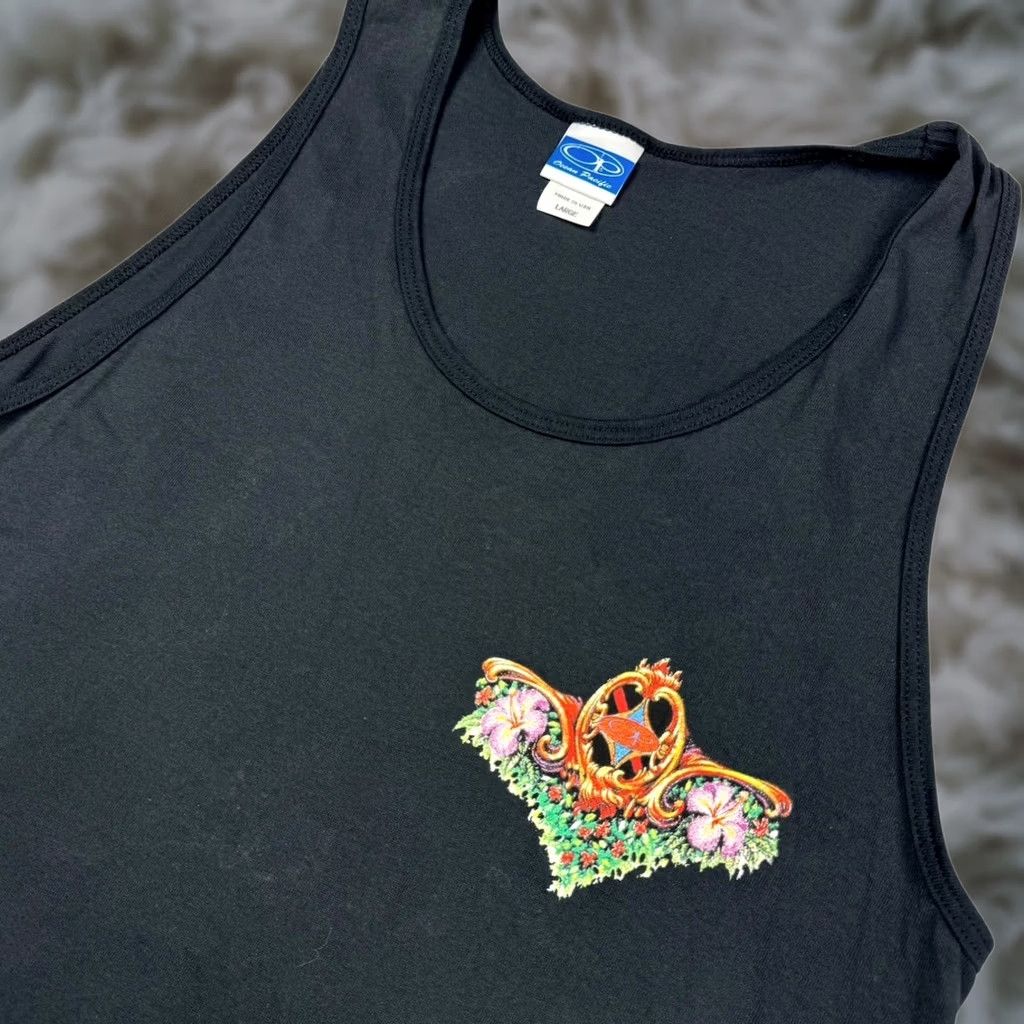 Ocean Pacific VINTAGE Ocean Pacific Men's Tank Top Black Large Single Stitch 90s Size US L / EU 52-54 / 3 - 1 Thumbnail