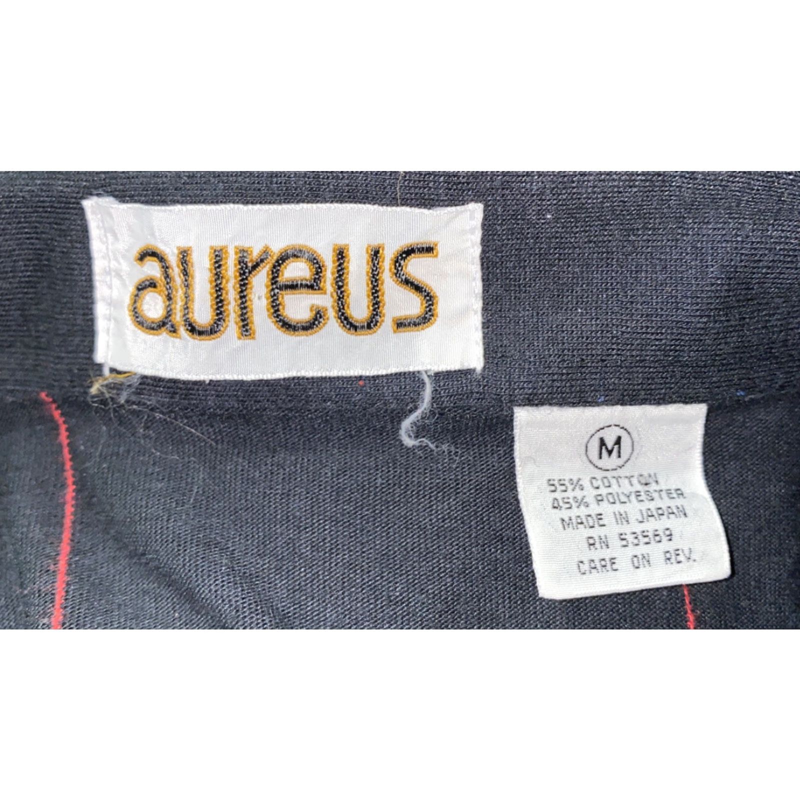 Vintage VINTAGE Aureus Mens Black Short Sleeve Golf Polo Shirt M Size US M / EU 48-50 / 2 - 5 Thumbnail