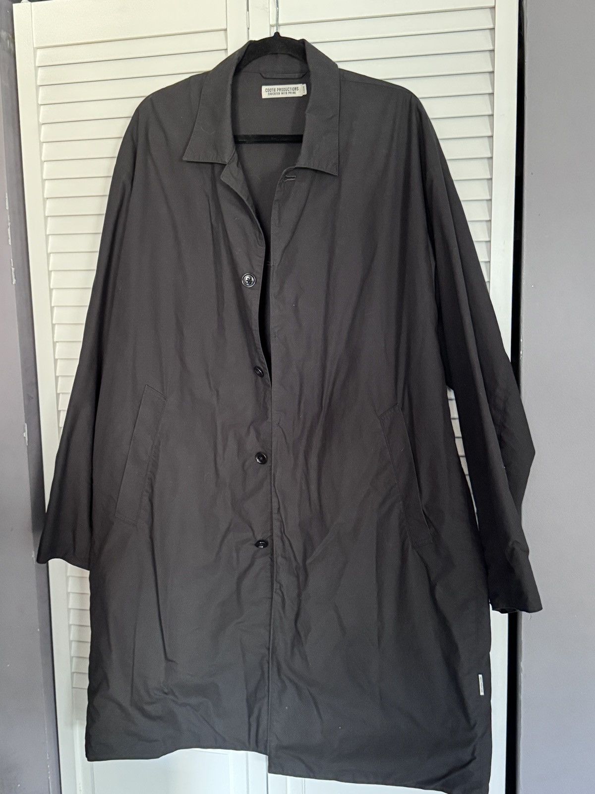Japanese Brand Cootie Productions Oversized Mac Coat-Size L- made in Japan Size US L / EU 52-54 / 3 - 1 Thumbnail