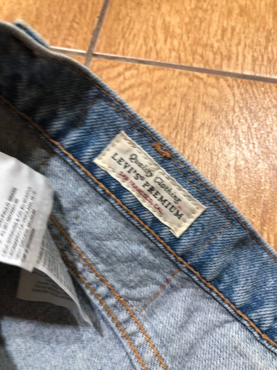 Levi's 90S VINTAGE LEVIS 512 DISTRESSED BLUE JEANS Size US 30 / EU 46 - 4 Thumbnail