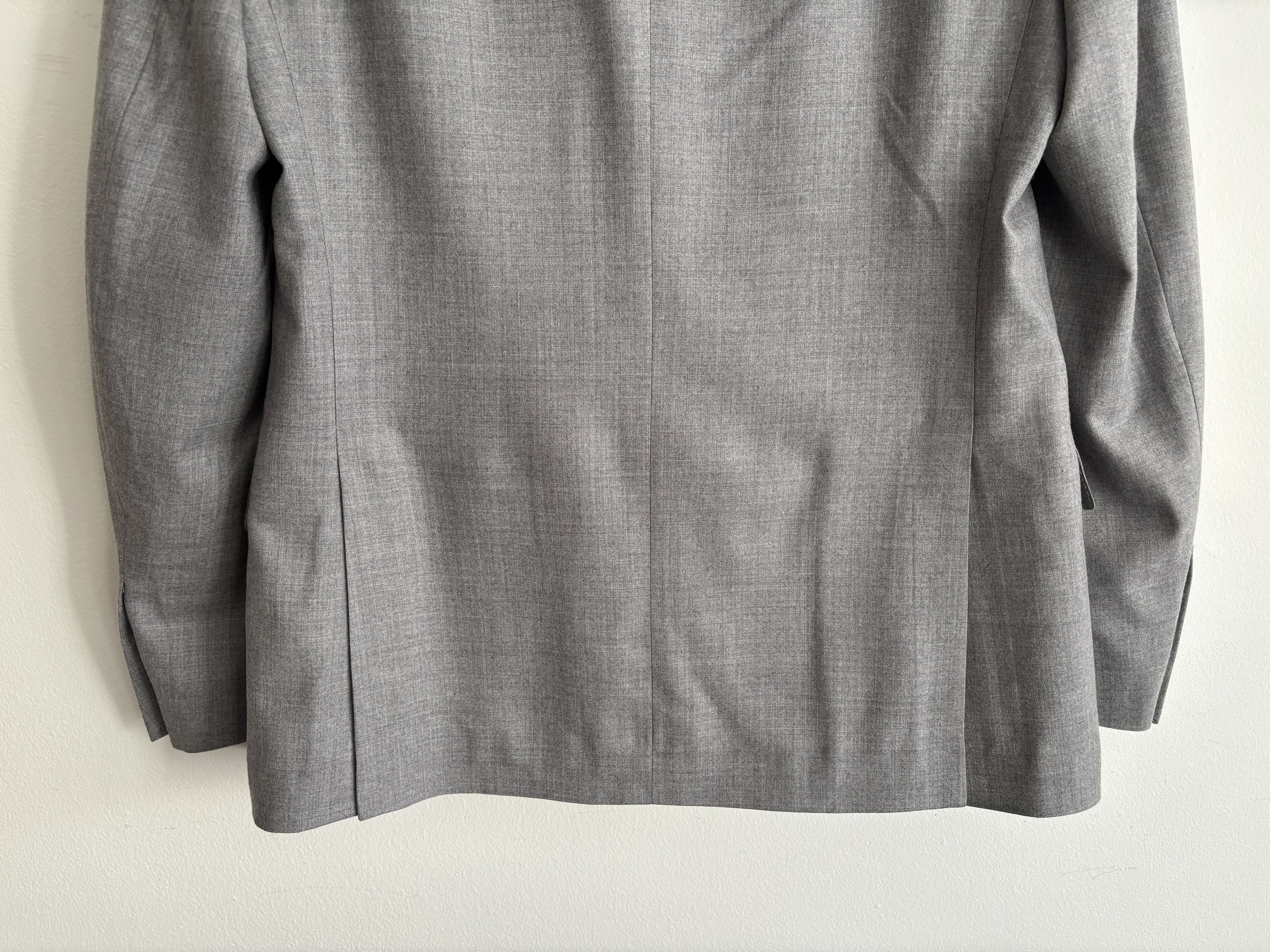 Ralph Lauren Purple Label $2900 NEW Grey Wool Unfinished Sport Coat / Blazer 40-42 Size 42R - 13 Thumbnail