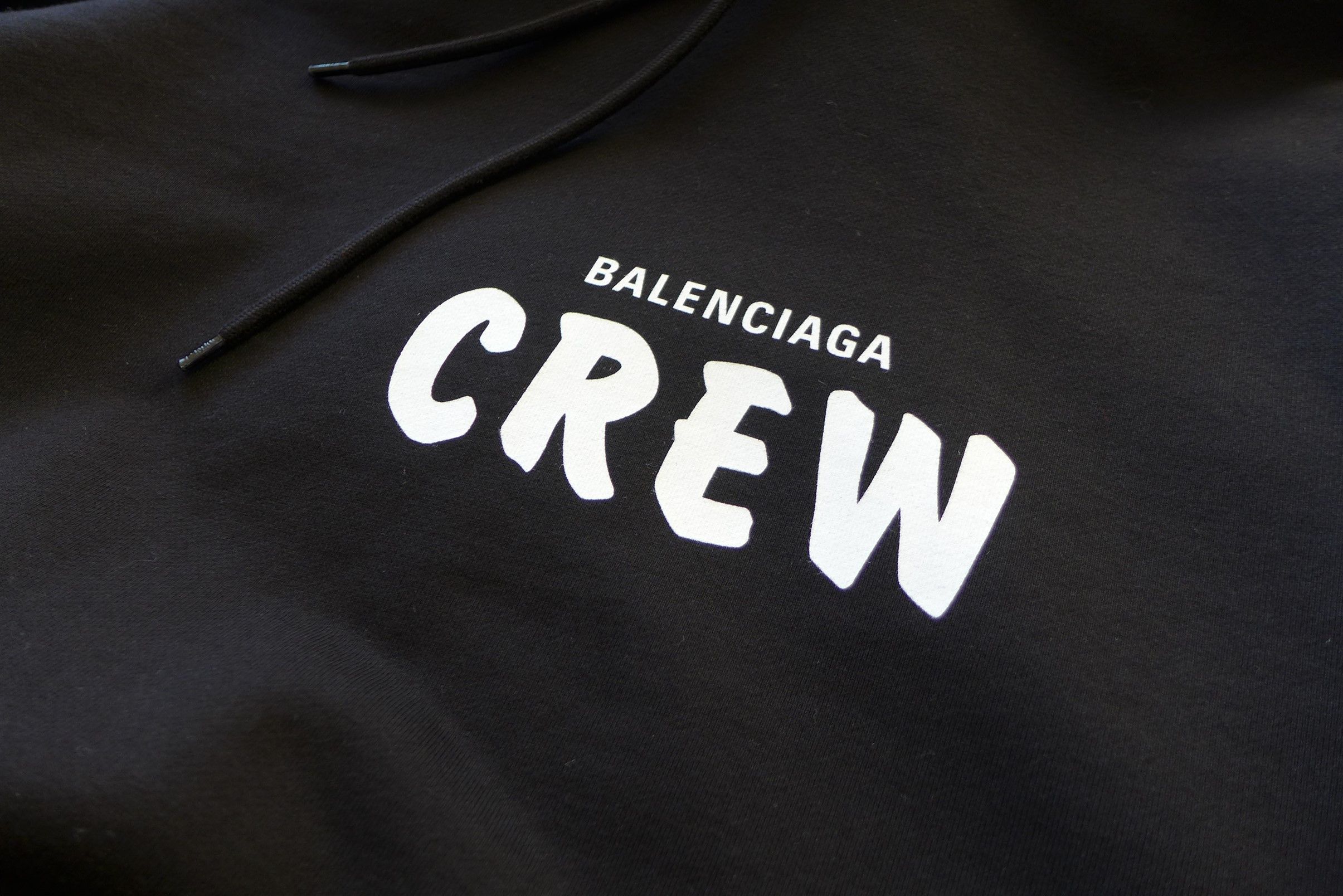 Balenciaga Balenciaga FW20 Crew Hoodie - Black Cotton Size US S / EU 44-46 / 1 - 6 Thumbnail