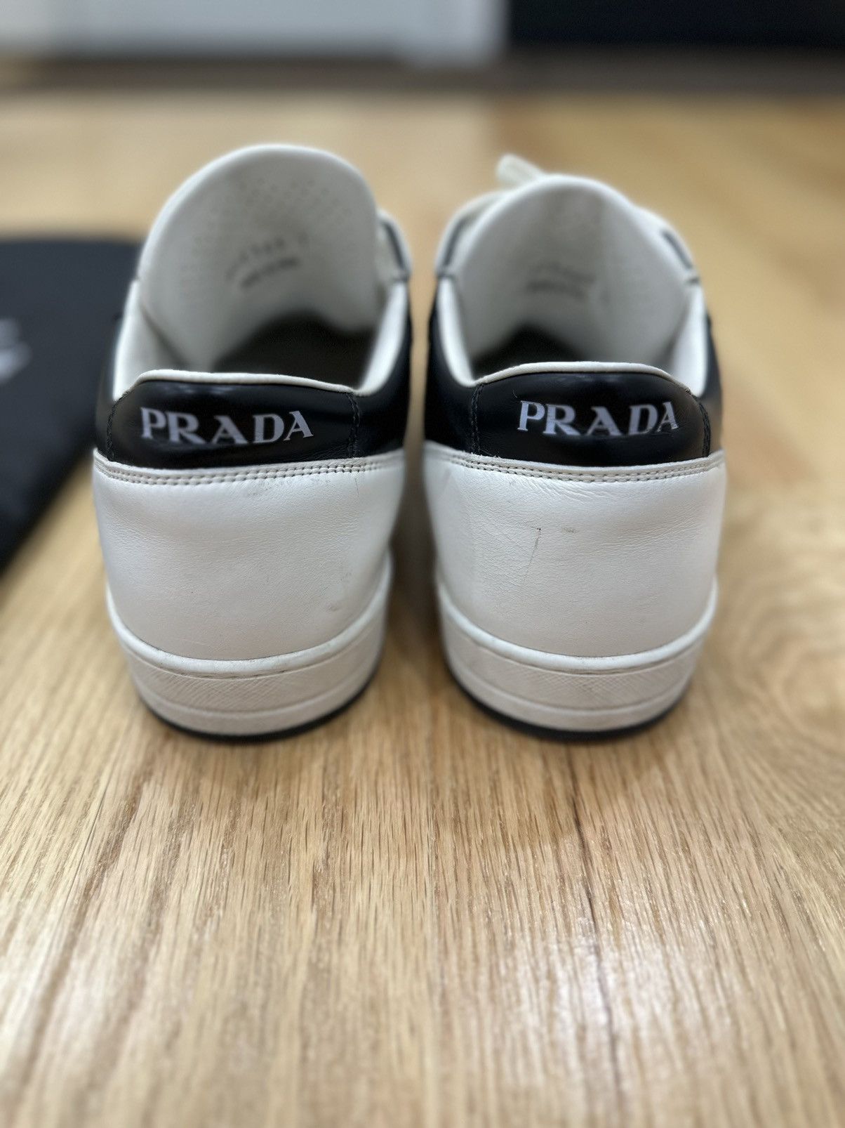 Prada Prada Downtown Sneakers White/Black Size US 8.5 / EU 41-42 - 2 Thumbnail