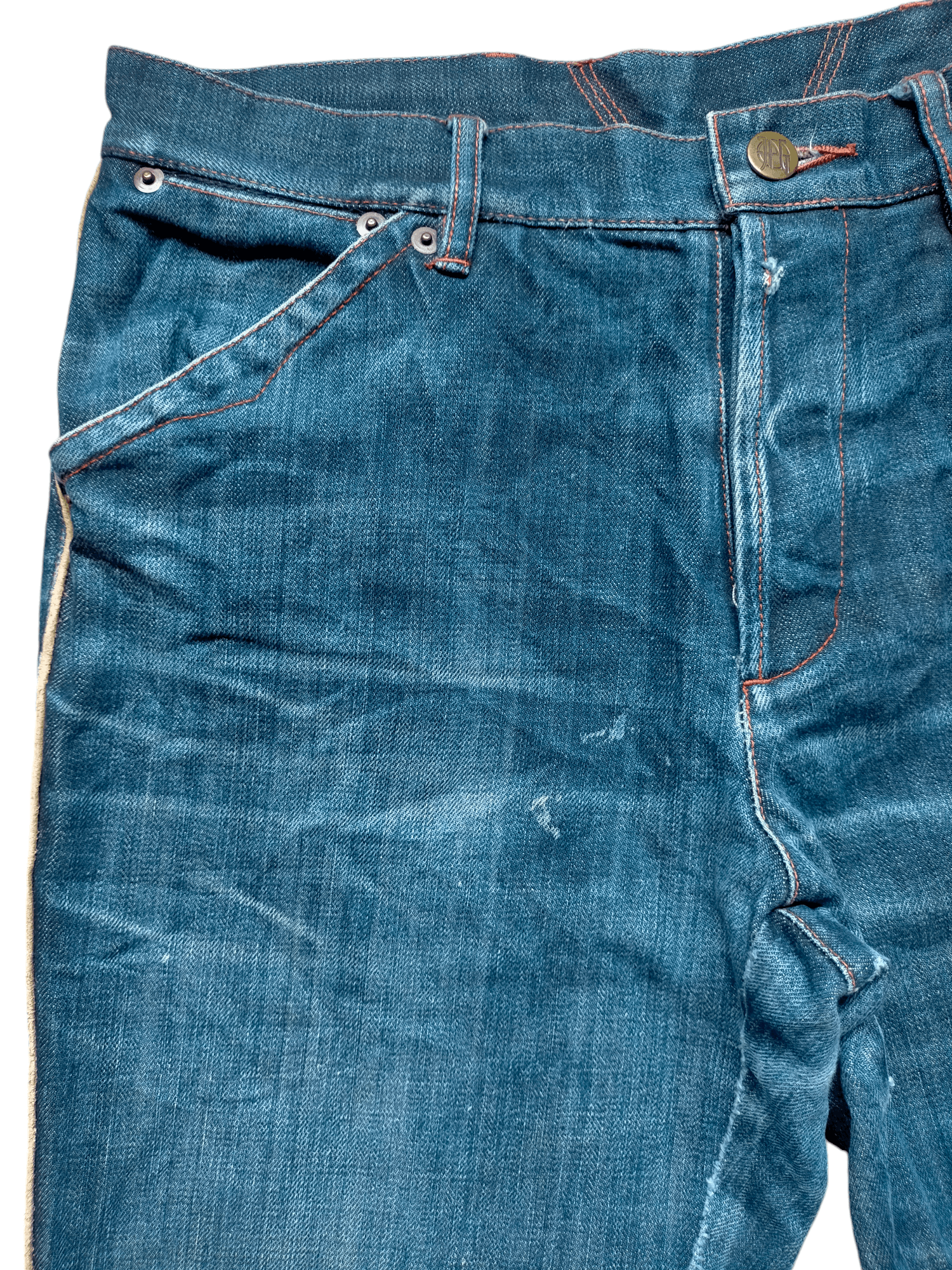 Jean Paul Gaultier Jean Paul Gaultier Buckle Back Denim Pants Size US 30 / EU 46 - 4 Thumbnail