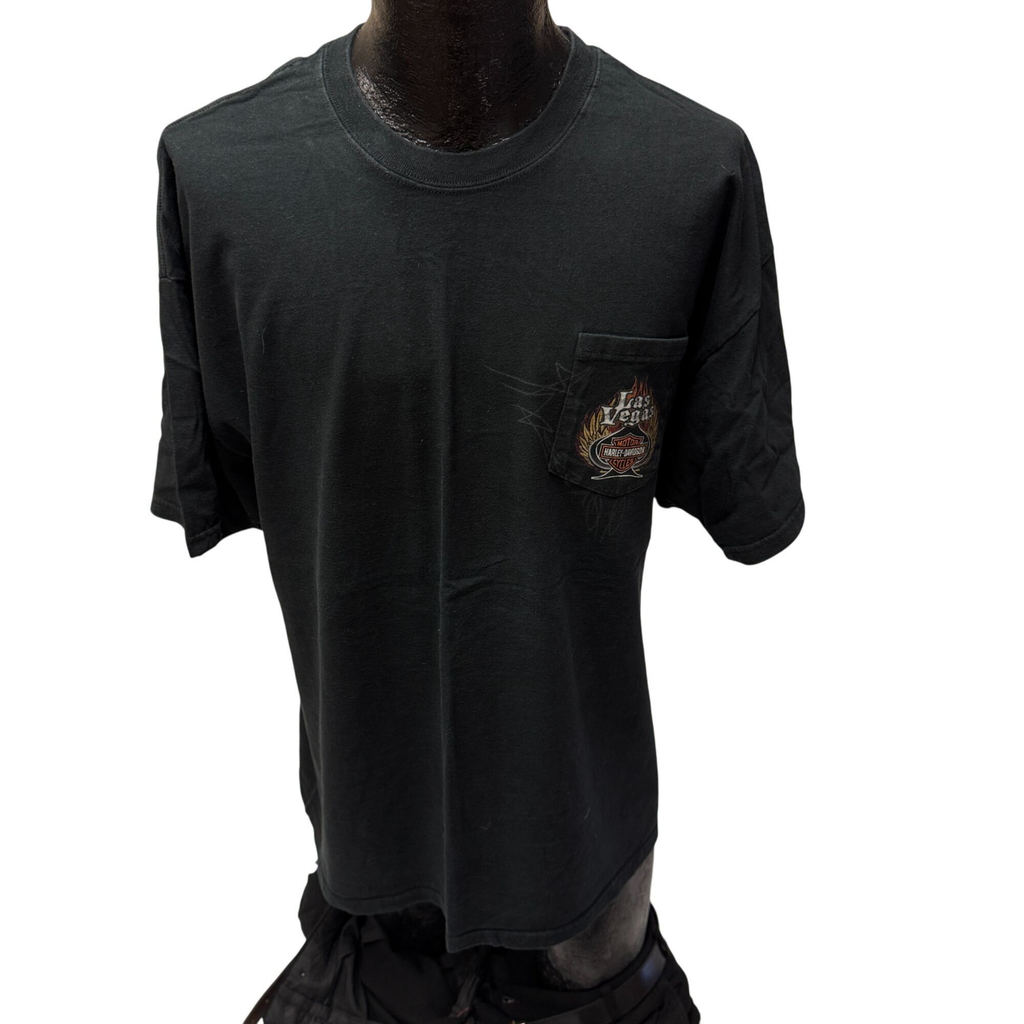 Harley Davidson H-D Las VEGAS Nevada MOTORCYCLE Biker POCKET T Shirt 2XL Size US XXL / EU 58 / 5 - 2 Thumbnail
