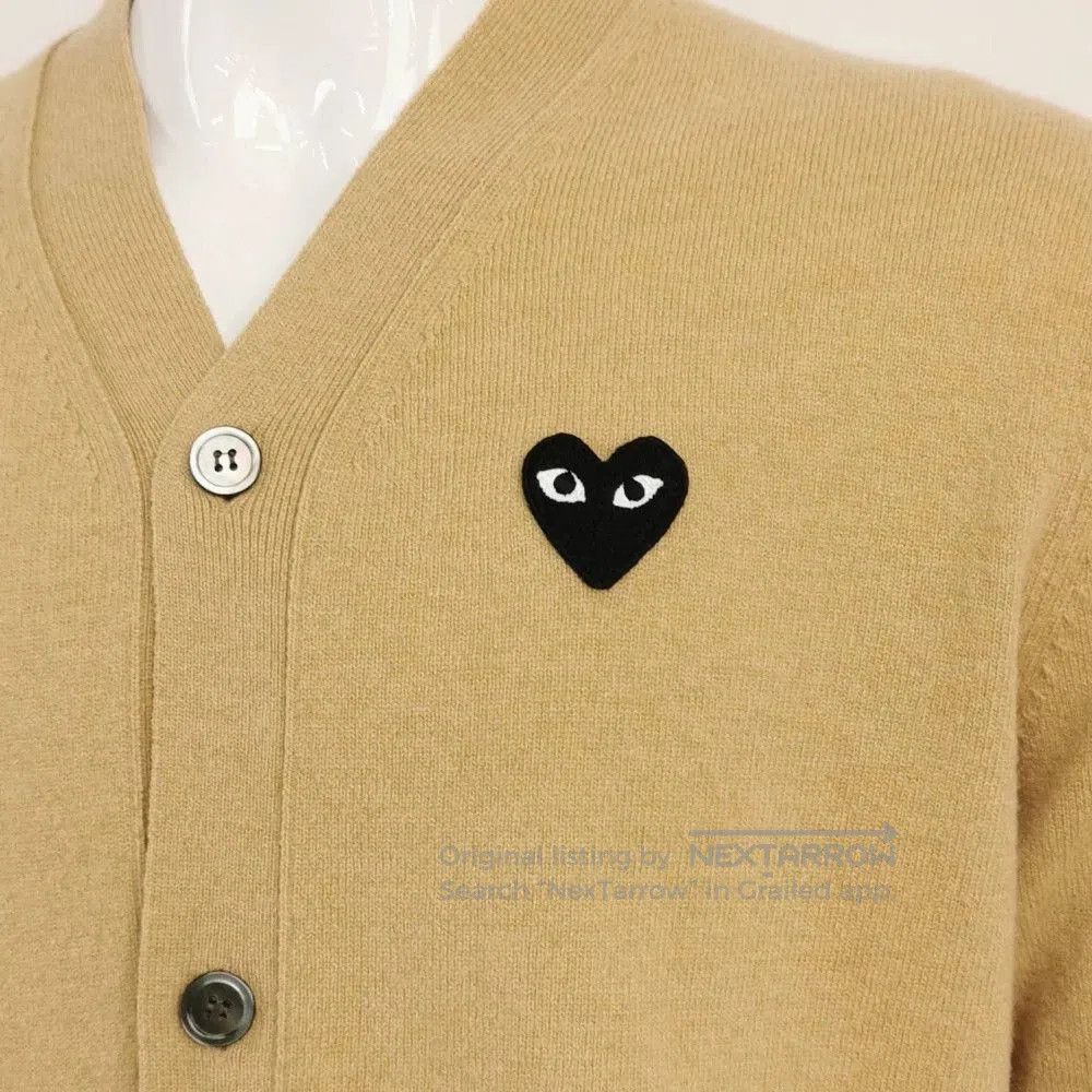 Comme des Garcons Comme Des Garçons Play Wool V-Neck Sweater XL. Size US XL / EU 56 / 4 - 3 Thumbnail