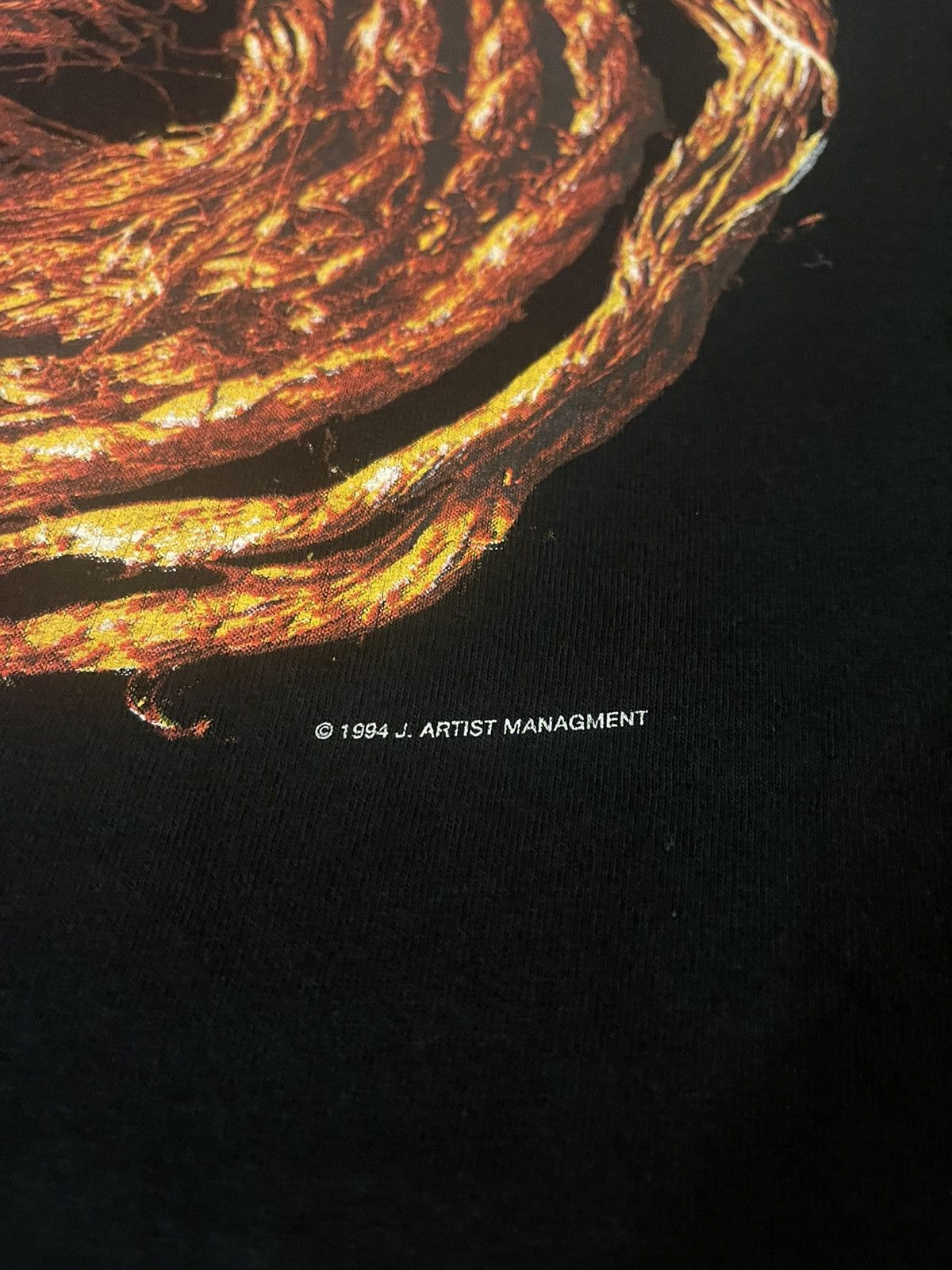 Vintage 1994 Nine Inch Nails Downward Spiral Rope T Single Stitch Size US L / EU 52-54 / 3 - 6 Thumbnail