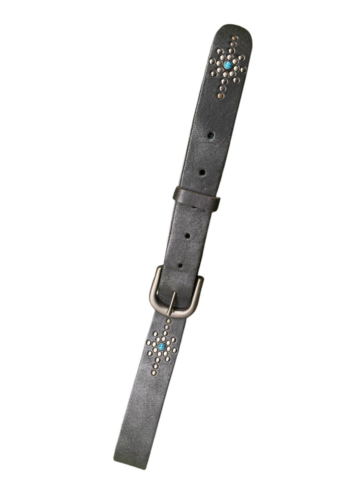 Seditionaries Vintage MADE GENUINE LEATHER PUNK ROCK Belt nice design Size ONE SIZE - 3 Thumbnail