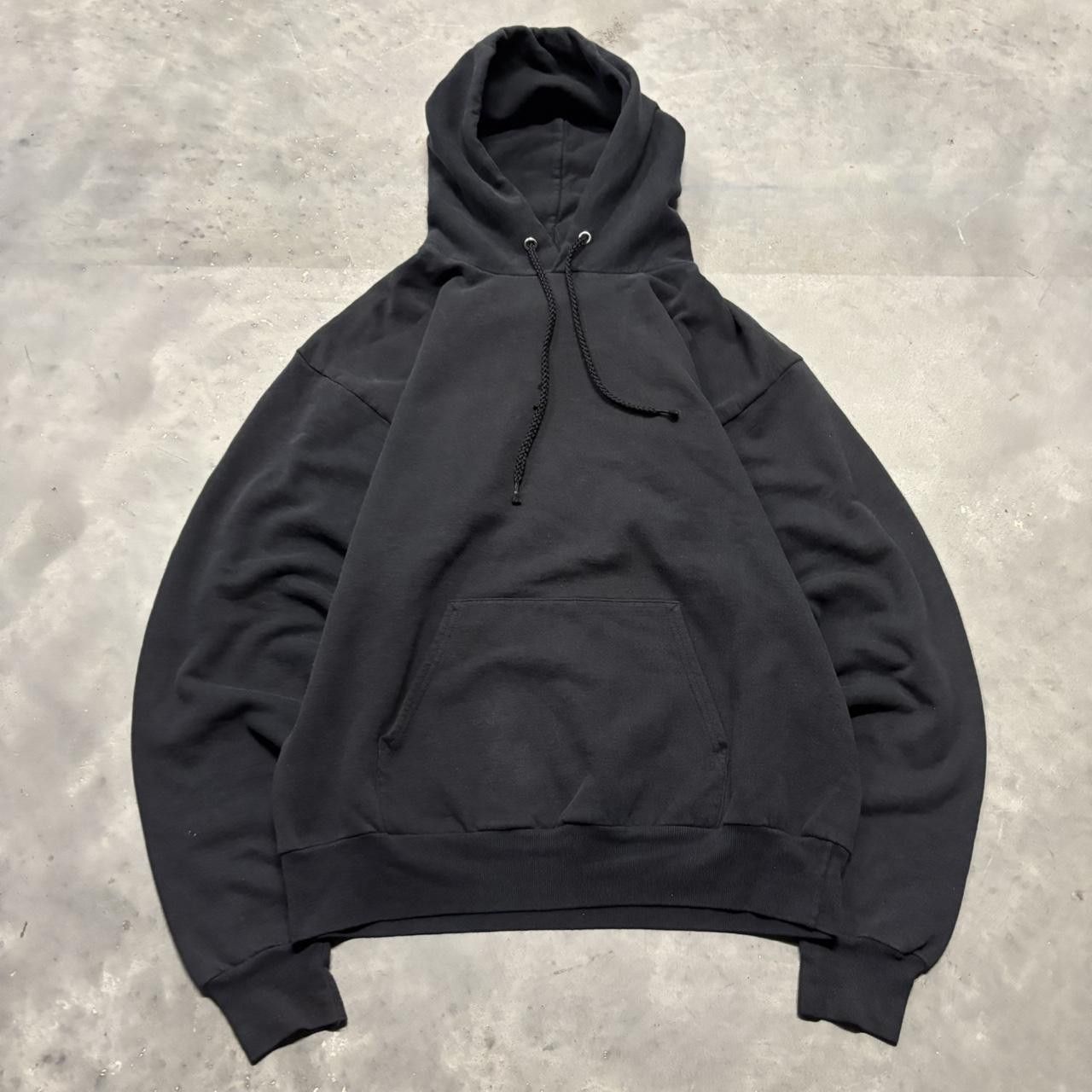 Japanese Brand × Vintage Crazy Vintage Y2K/2000s Black Streetwear Essential Hoodie! Size US M / EU 48-50 / 2 - 1 Thumbnail