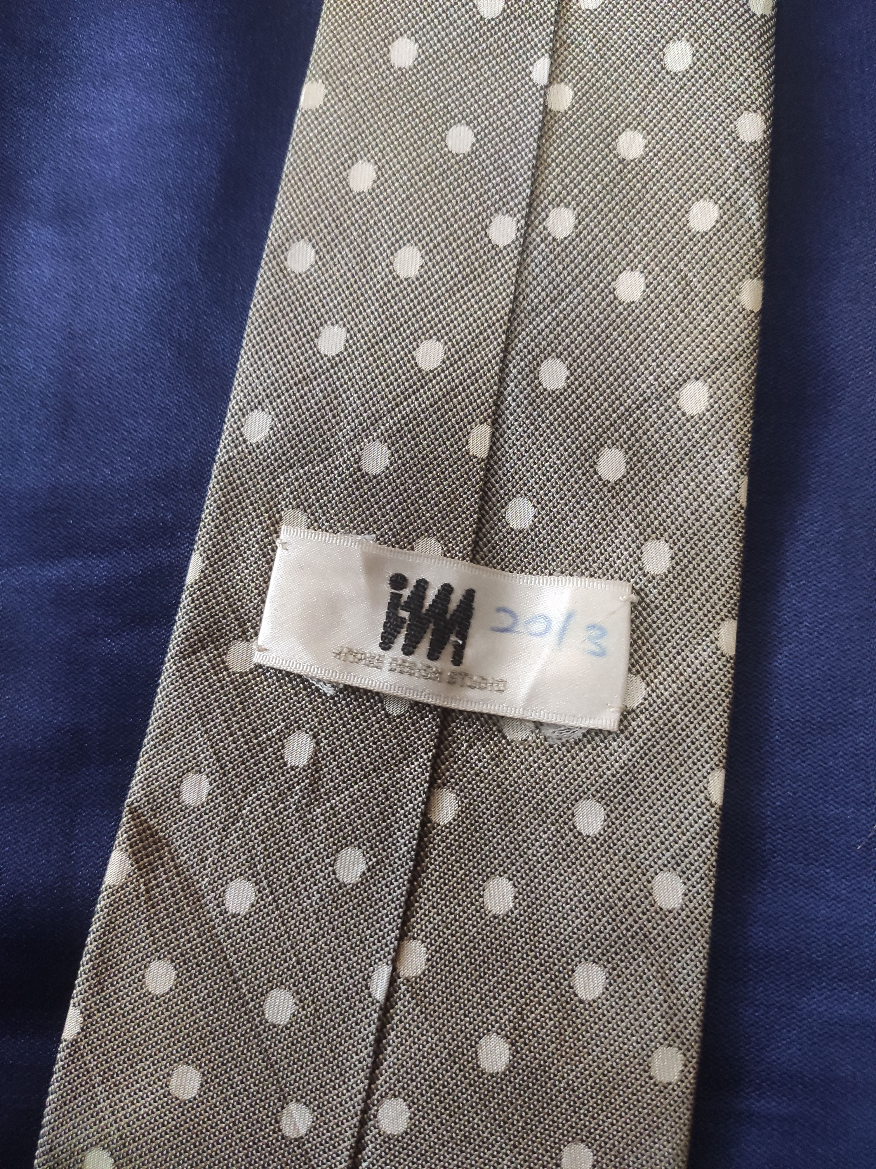 Designer × Issey Miyake × Japanese Brand IM Polka Dot Nectie / Tie Size ONE SIZE - 4 Thumbnail