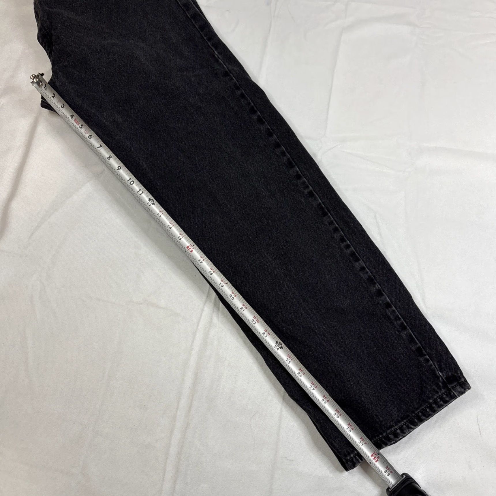 Levi's Levi's 550 Jeans Adult 40x34 Black Denim Relaxed Fit Red Tab Straight Leg Size US 40 / EU 56 - 6 Thumbnail
