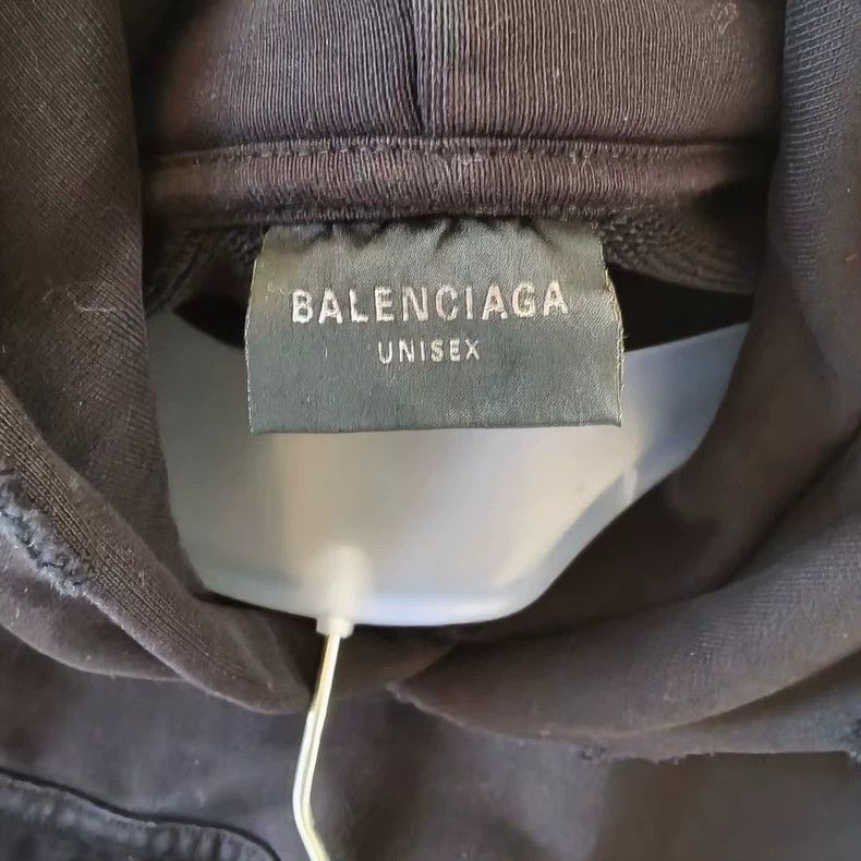 Balenciaga Balenciaga Black Disc Hoodie Size US L / EU 52-54 / 3 - 3 Thumbnail