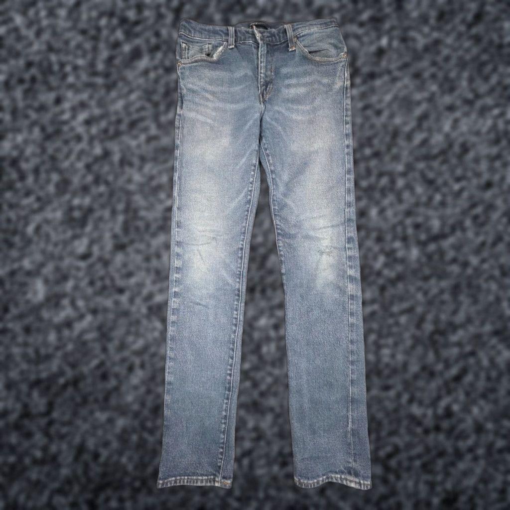 Levi's VINTAGE Levi's 511 Jeans Mens 28x29 Slim Tapered Blue Made & Crafted Denim Cotton Blend Pockets Stretch Slim fit Mens Jeans 90s style Size US 28 / EU 44 - 1 Thumbnail