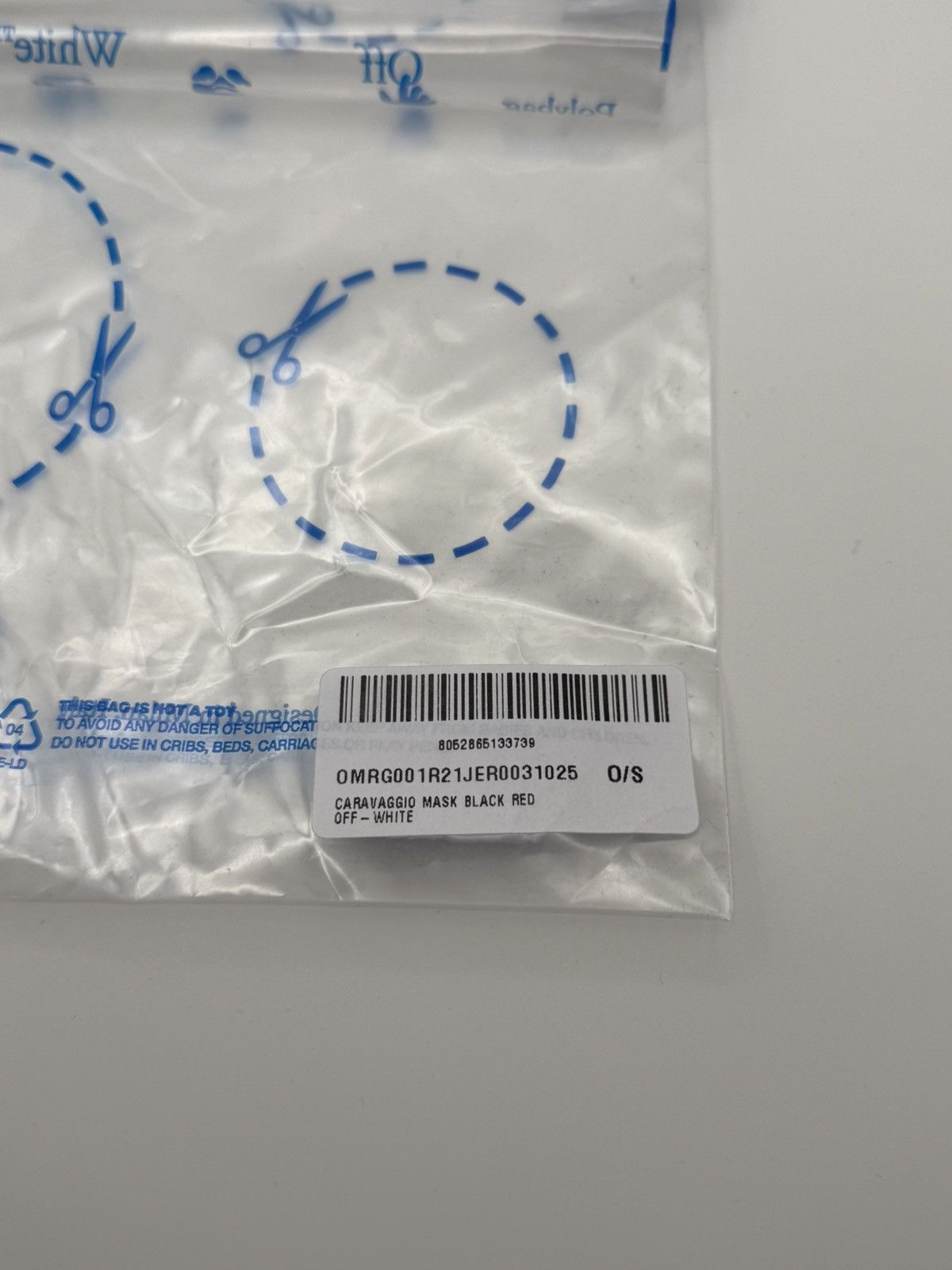 Off-White Off White Caravaggio Face Mask Size ONE SIZE - 7 Thumbnail