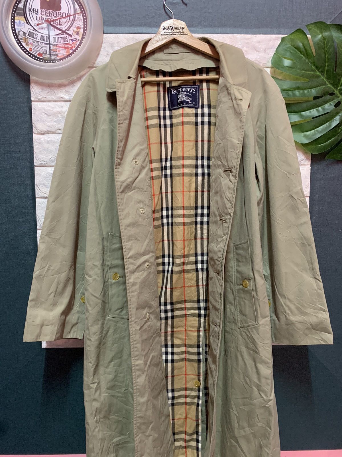 Burberry × Vintage VINTAGE!! Long Jacket BURBERRYS Size US L / EU 52-54 / 3 - 1 Thumbnail