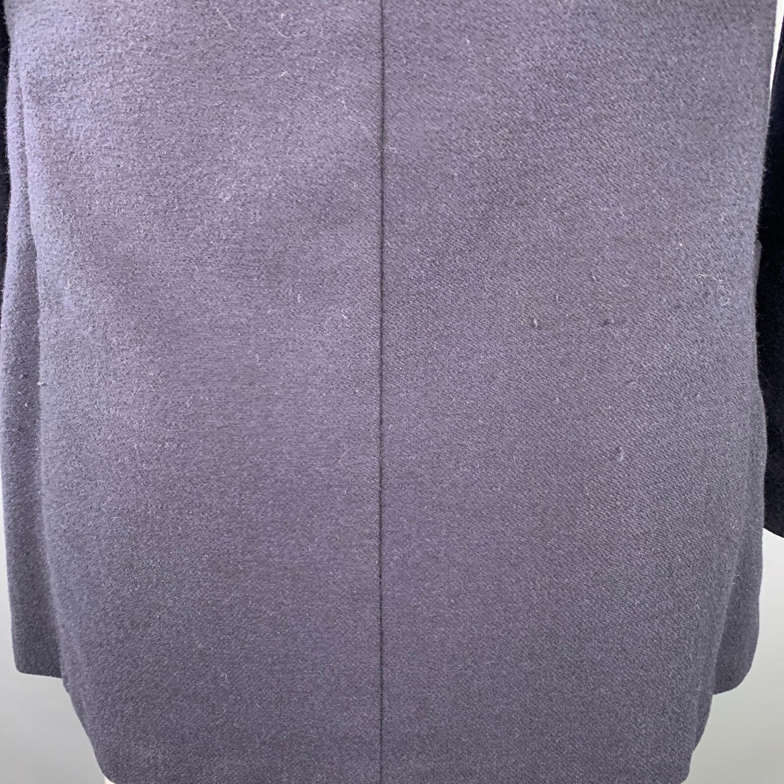 Ermenegildo Zegna Size 42 Navy Cashmere Wool Notch Lapel Jacket Size US L / EU 52-54 / 3 - 4 Thumbnail